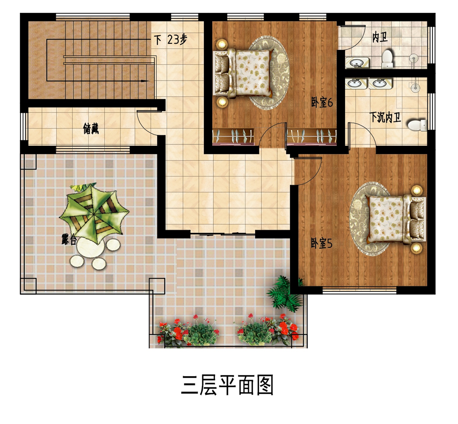 乡建设计魔方图纸效果图