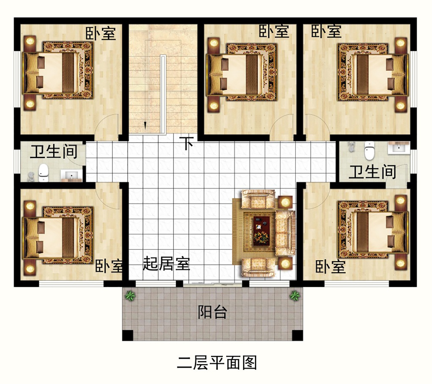 乡建设计魔方图纸效果图