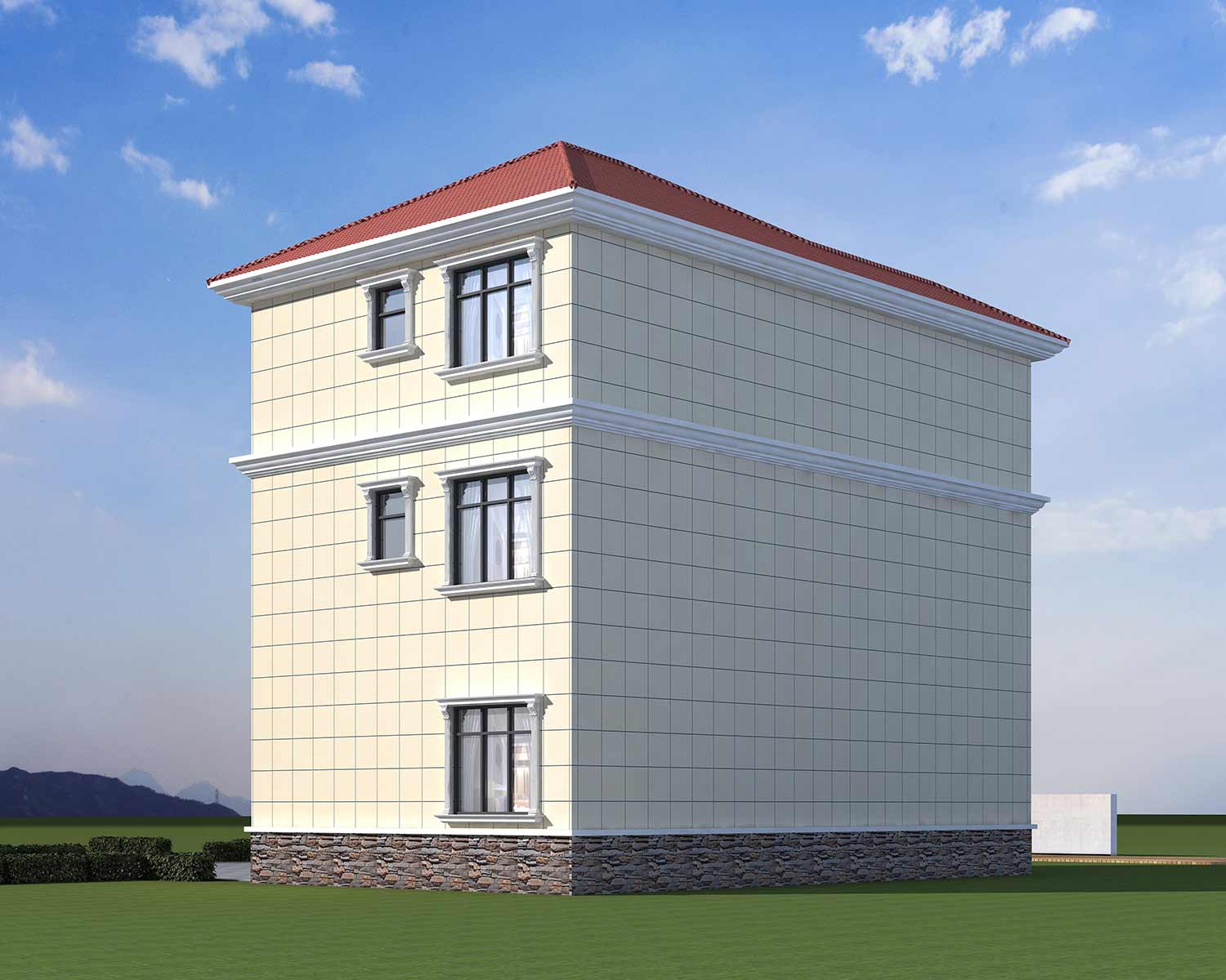 乡建设计魔方图纸效果图