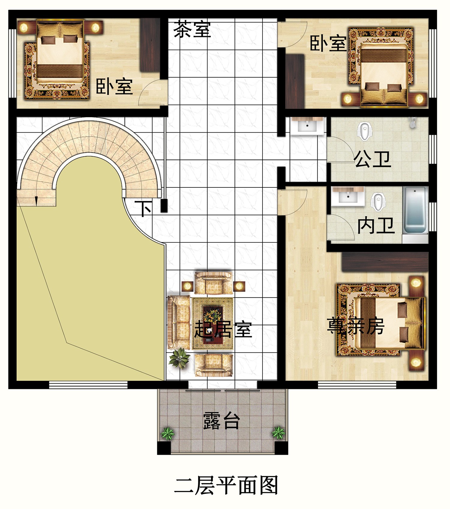 乡建设计魔方图纸效果图