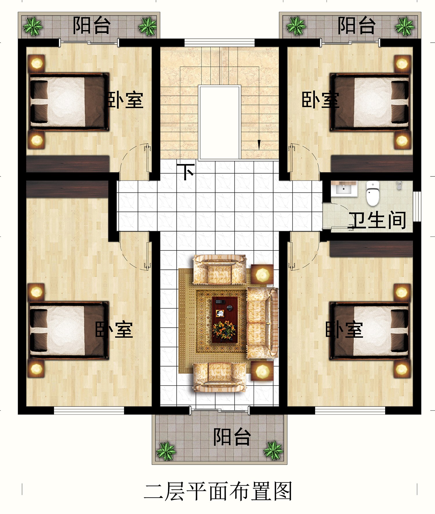 乡建设计魔方图纸效果图