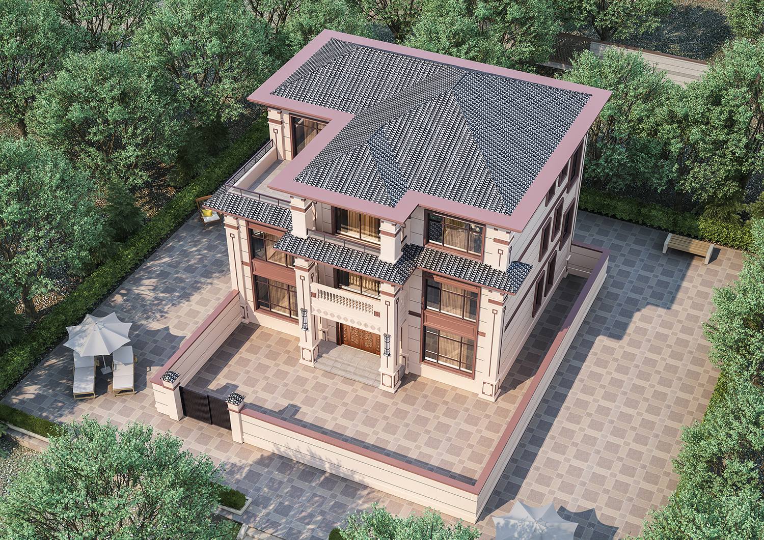 乡建设计魔方图纸效果图