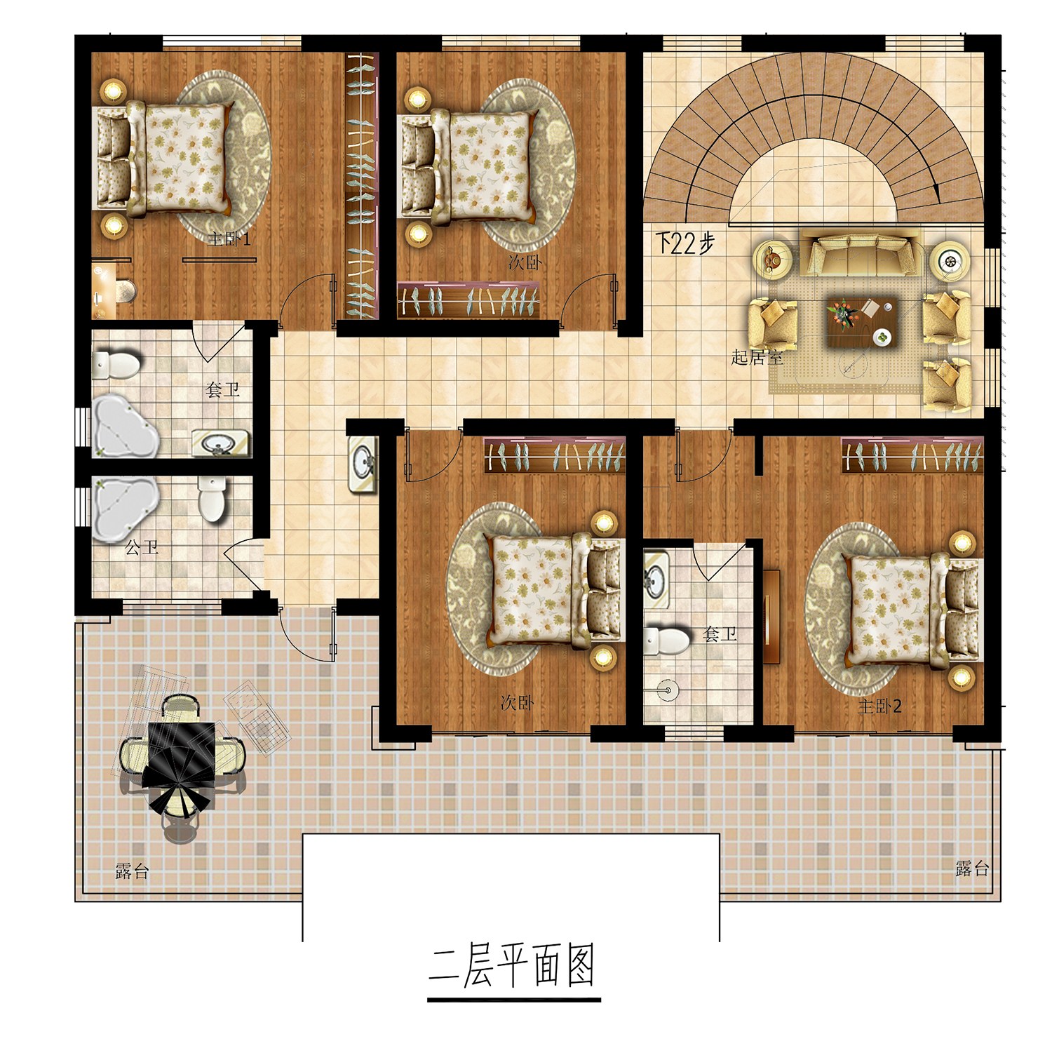 乡建设计魔方图纸效果图