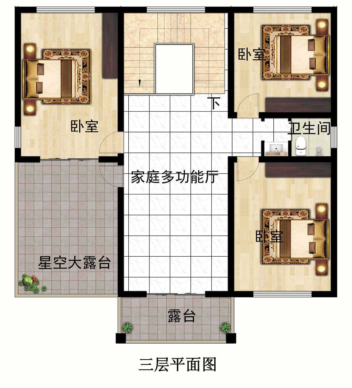 乡建设计魔方图纸效果图