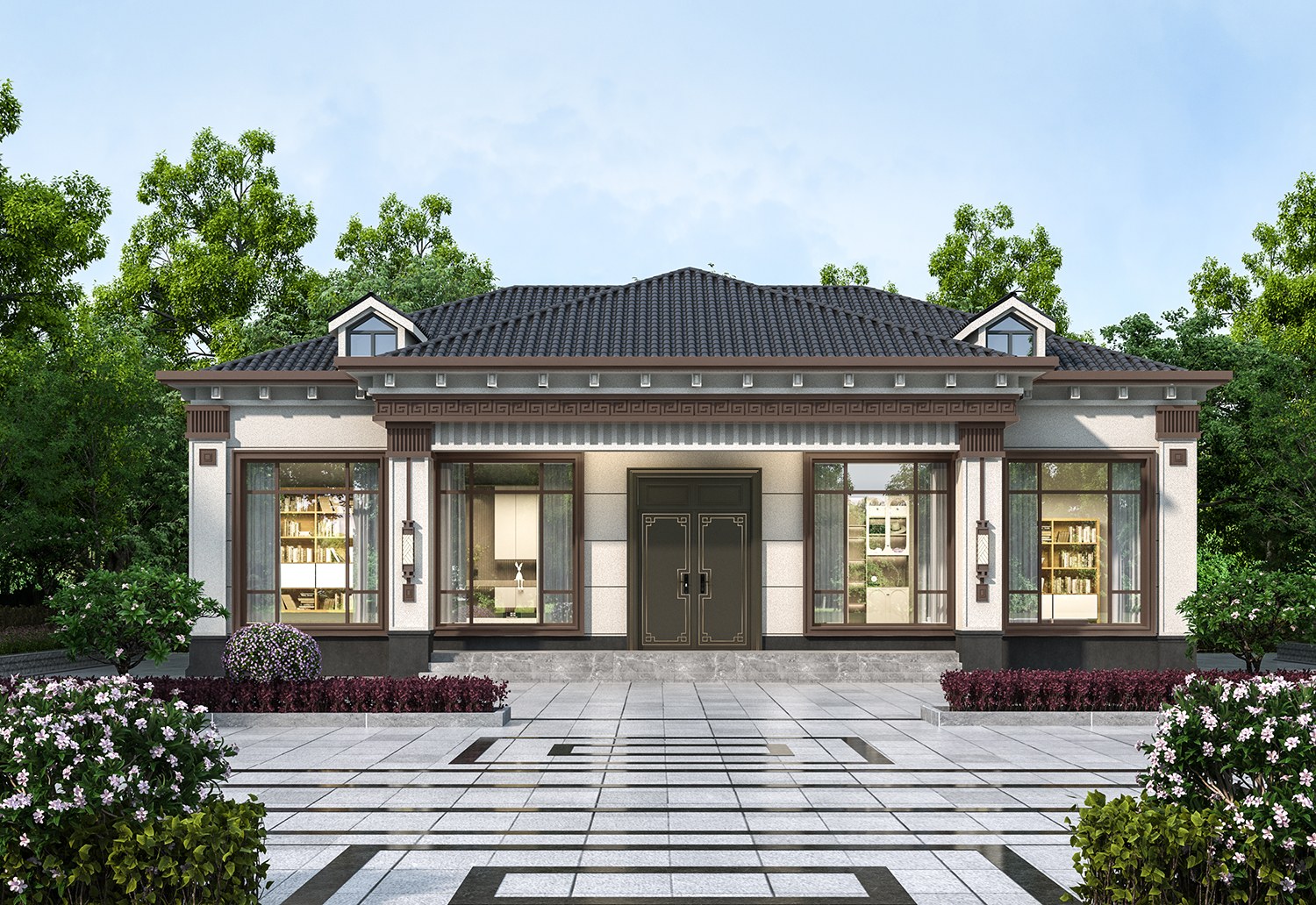 乡建设计魔方图纸效果图