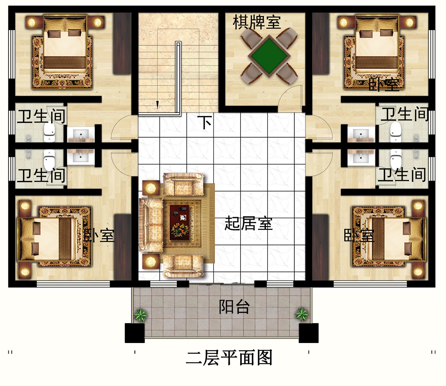 乡建设计魔方图纸效果图