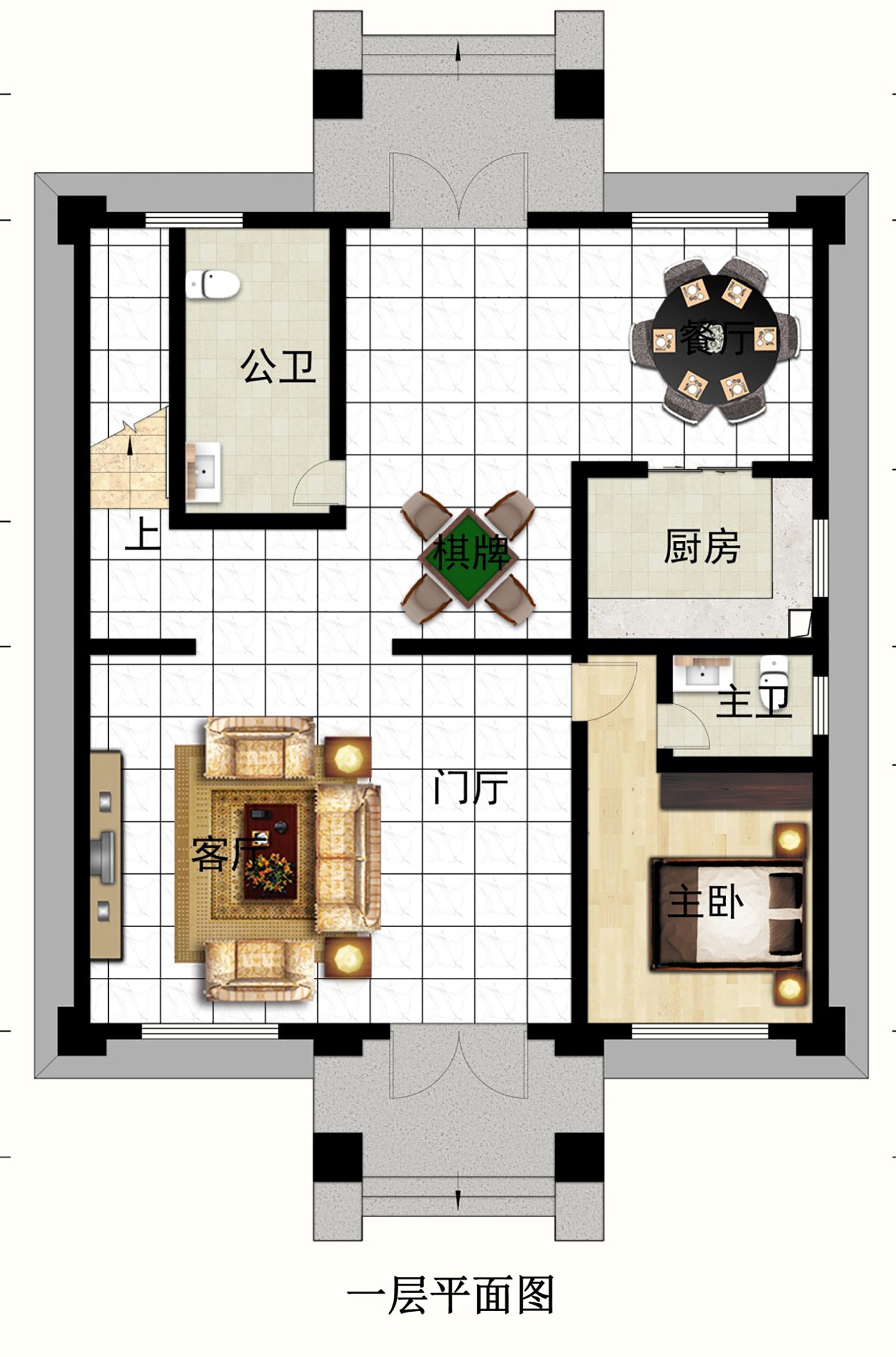 乡建设计魔方图纸效果图