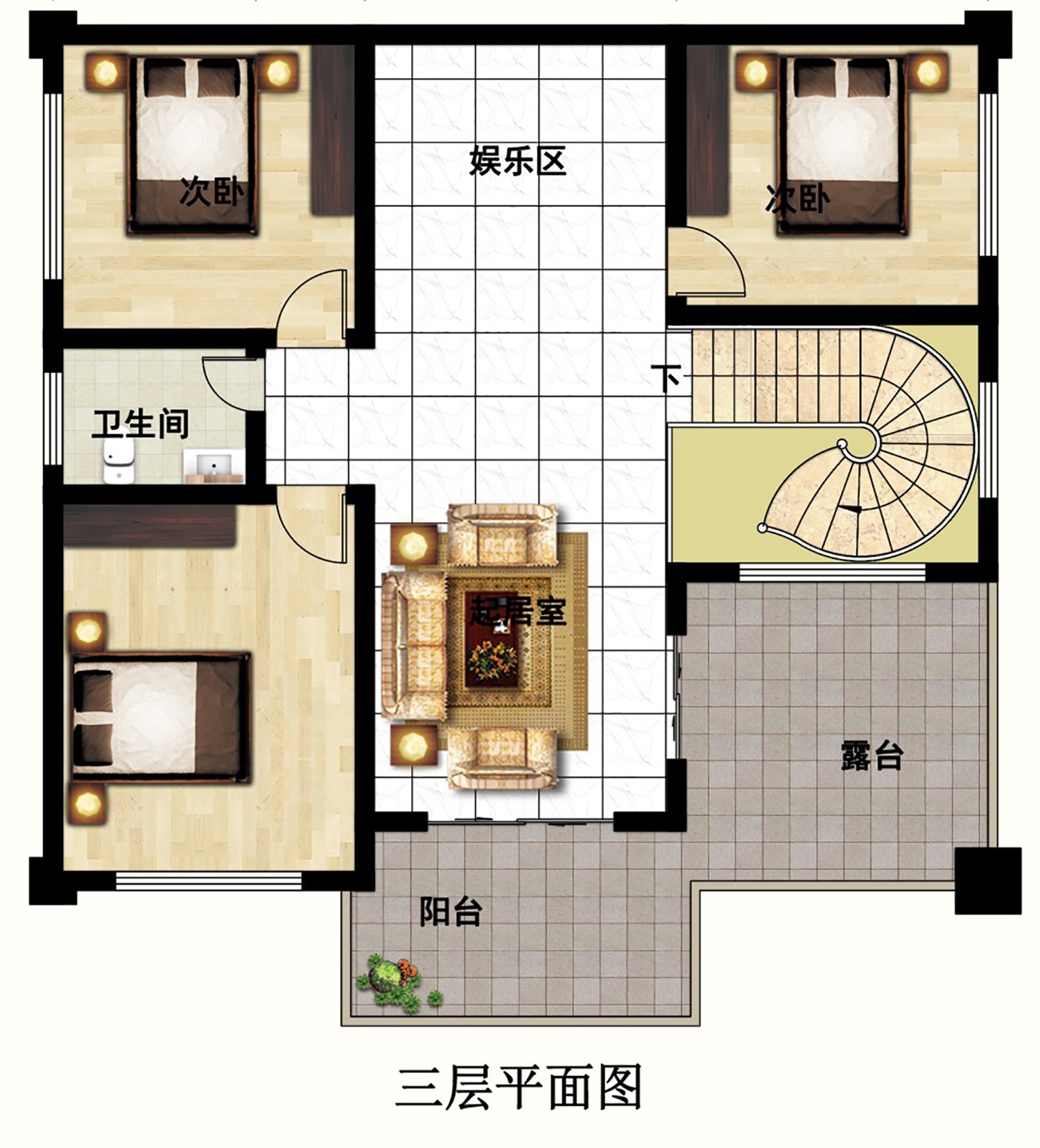 乡建设计魔方图纸效果图