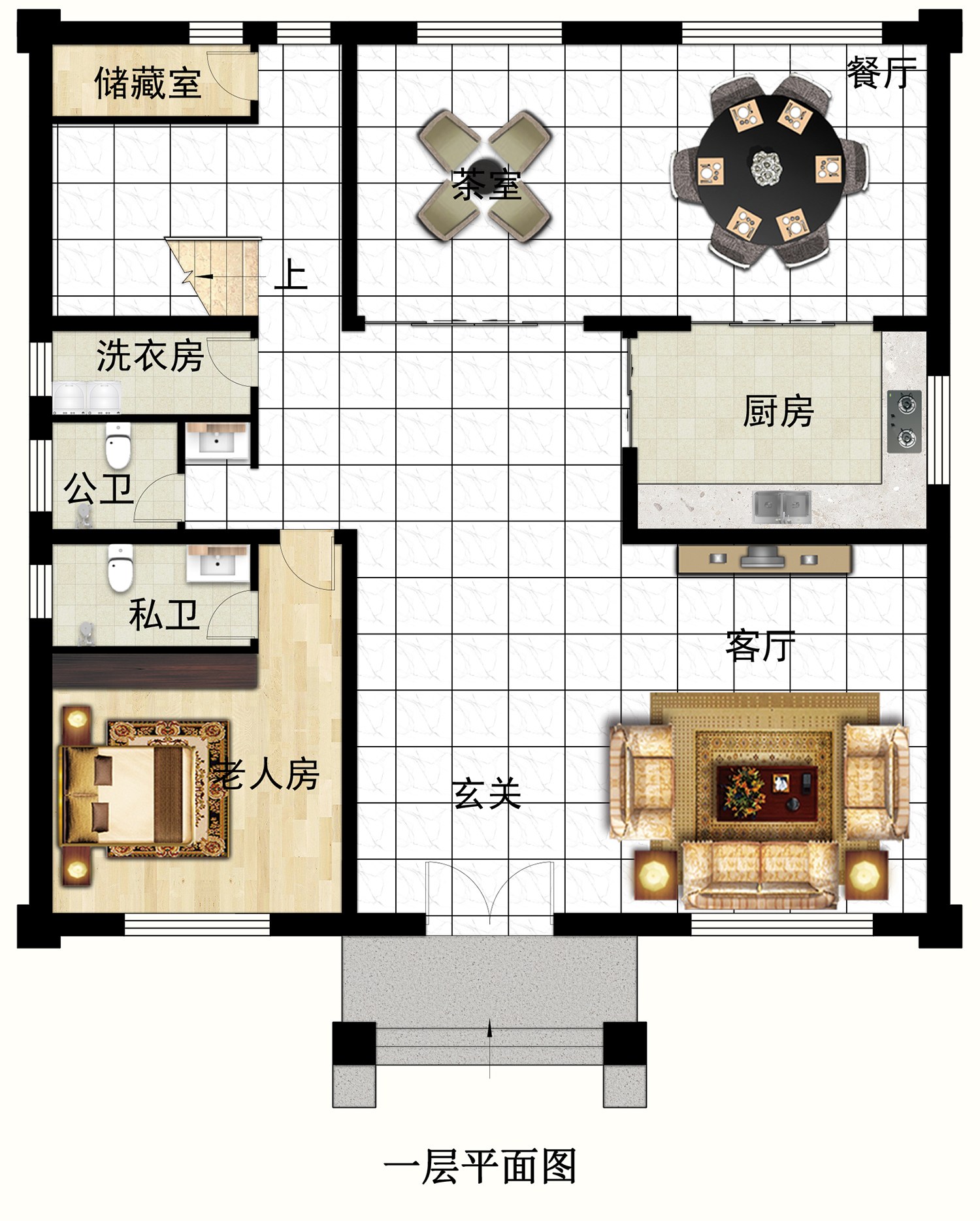 乡建设计魔方图纸效果图