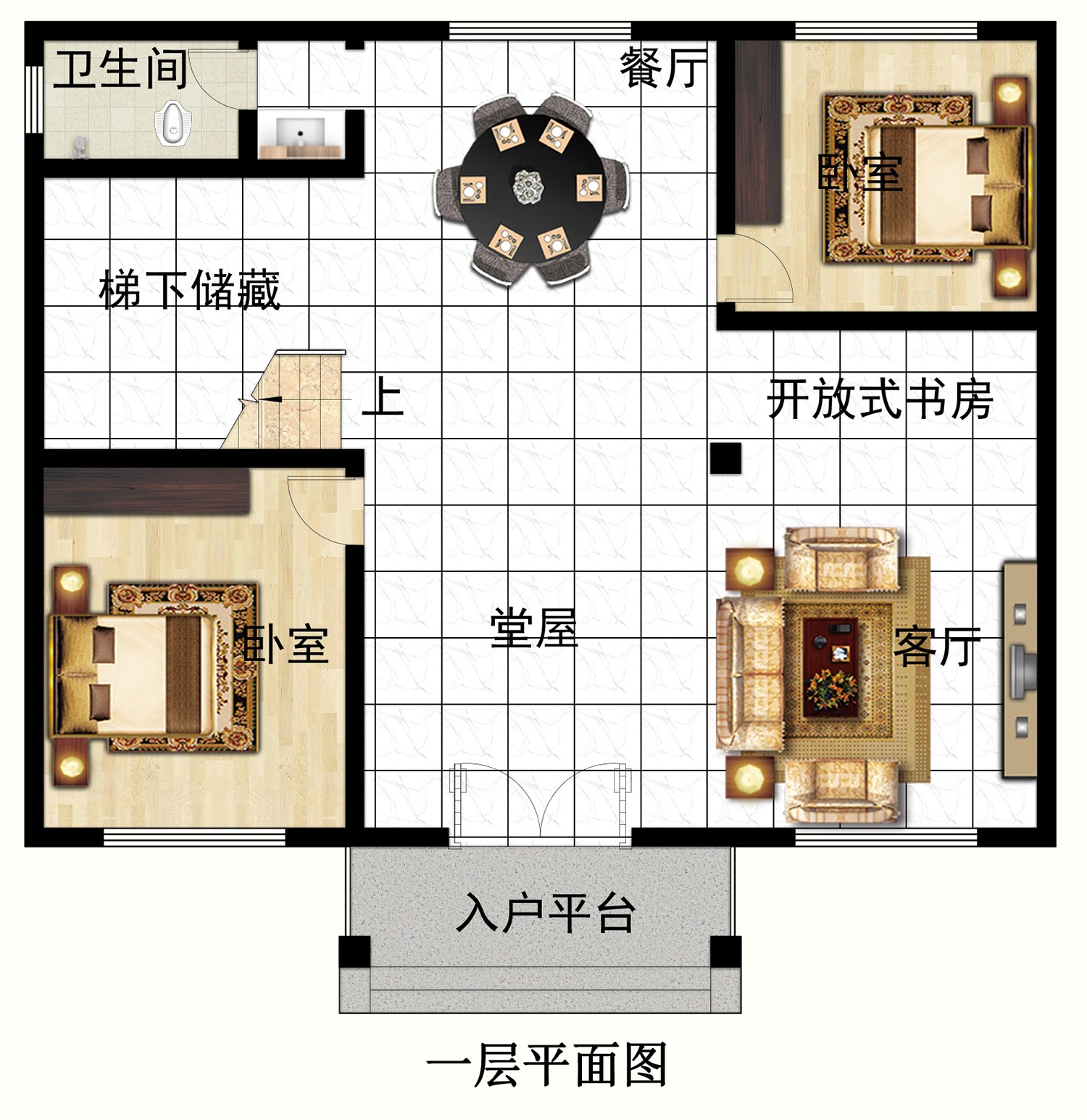 乡建设计魔方图纸效果图