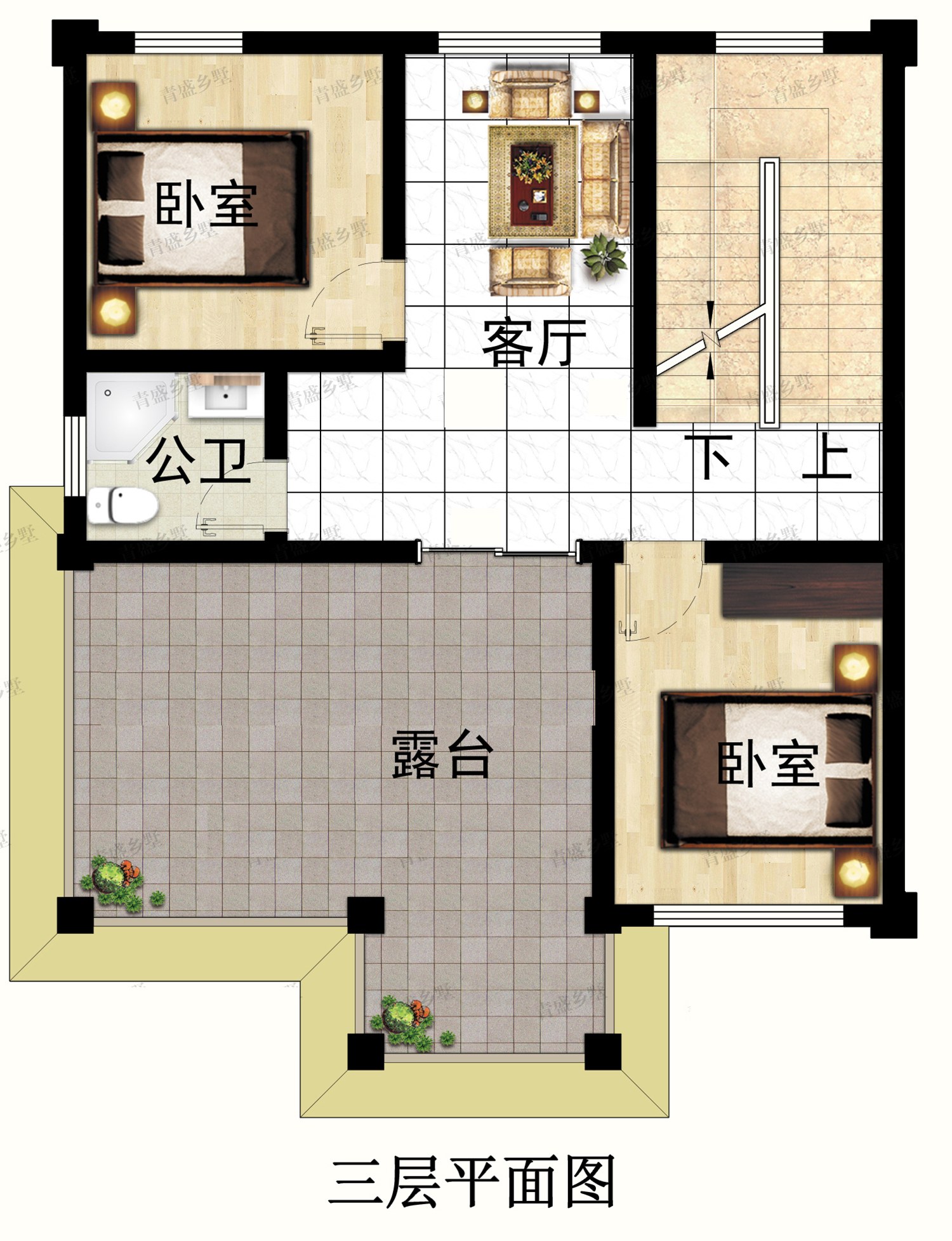 乡建设计魔方图纸效果图