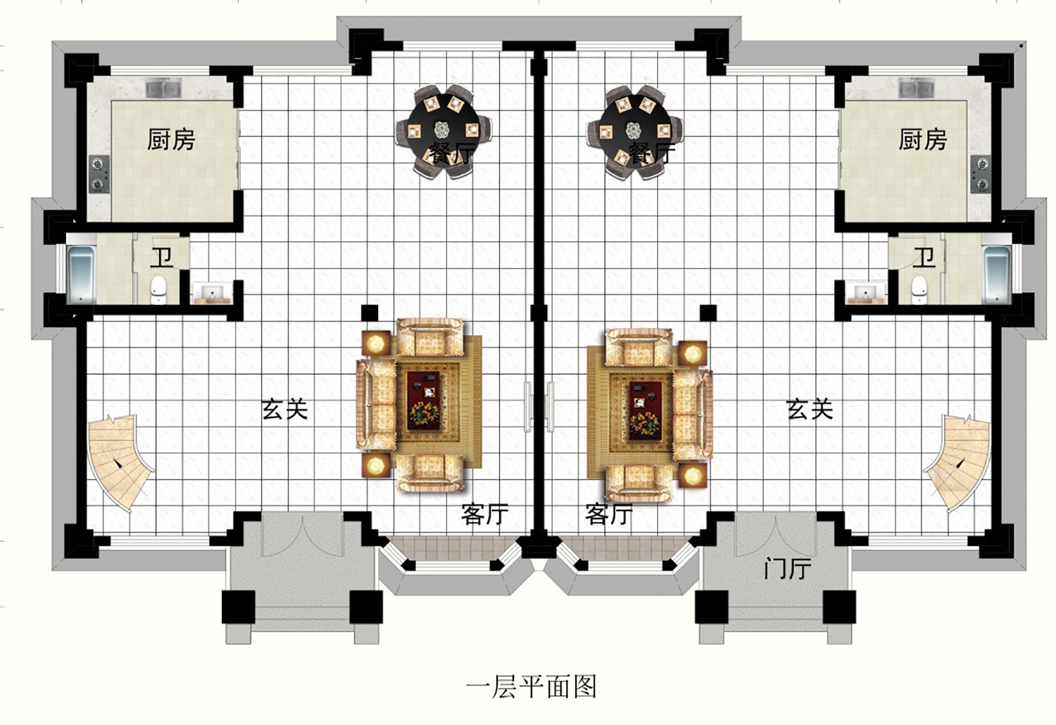 乡建设计魔方图纸效果图