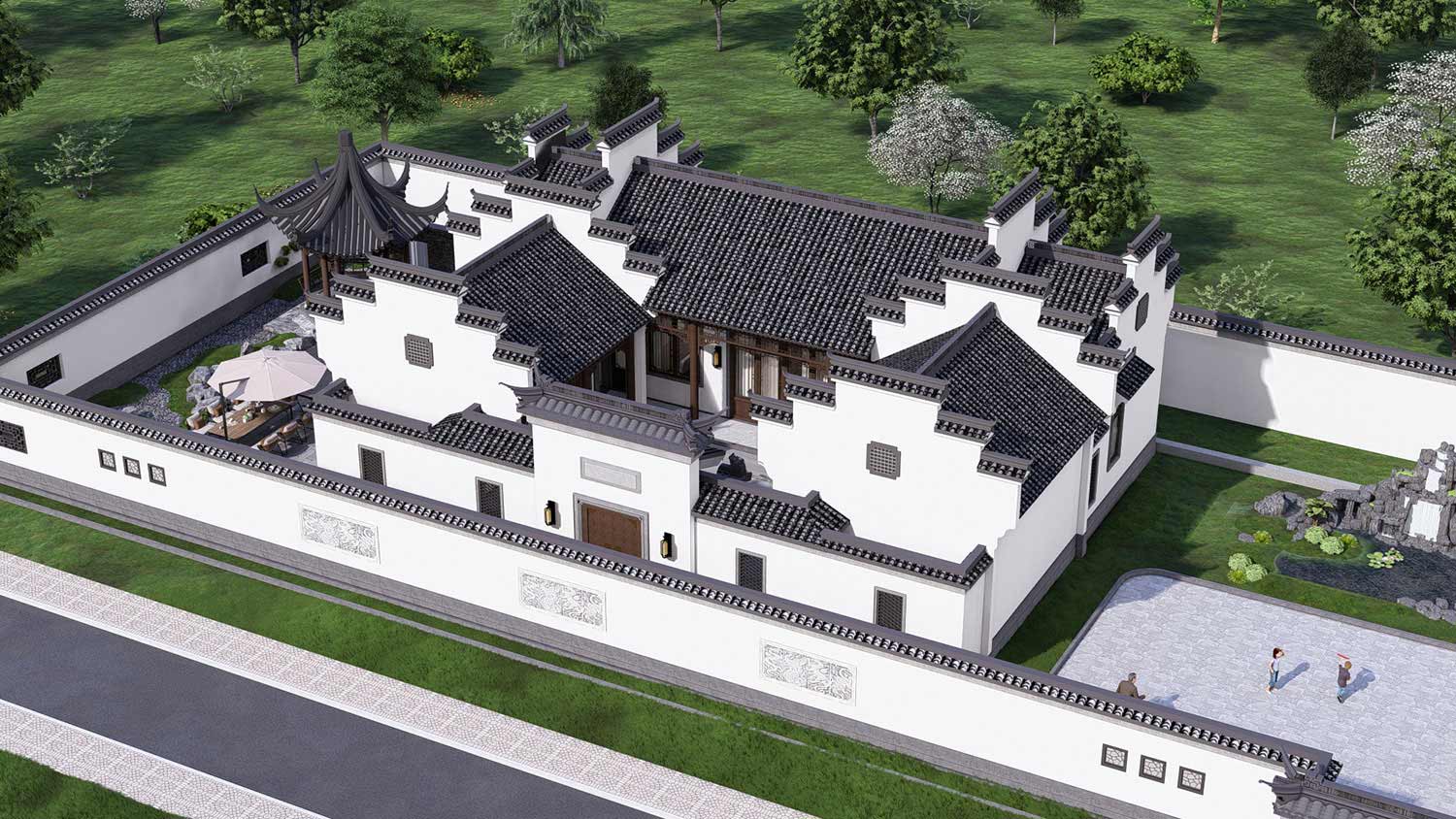 乡建设计魔方图纸效果图