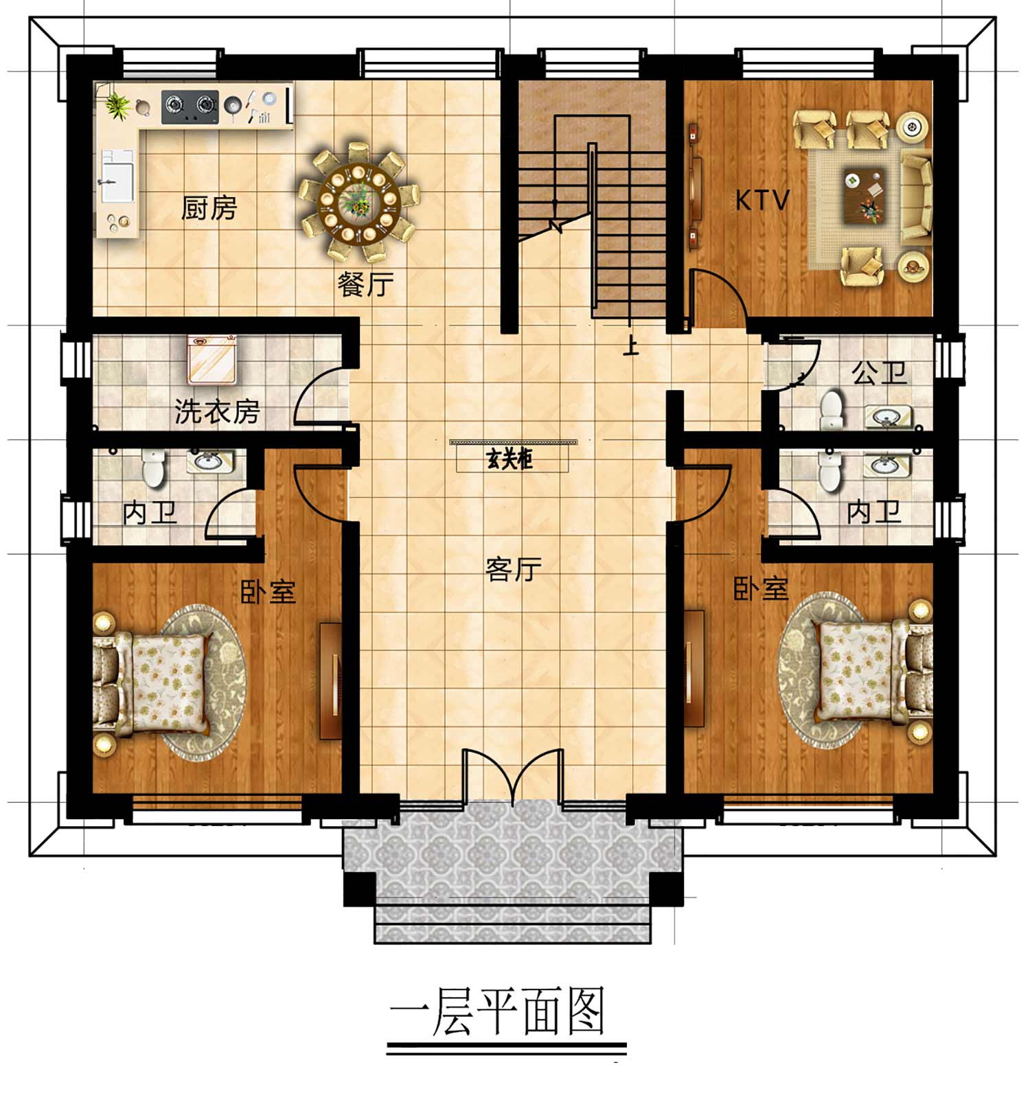 乡建设计魔方图纸效果图
