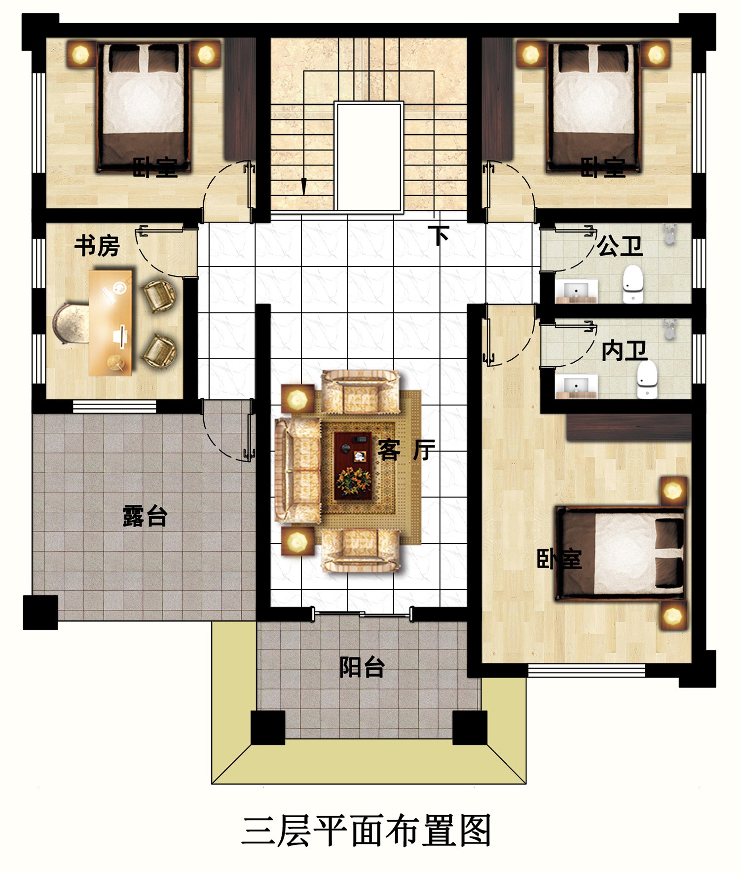 乡建设计魔方图纸效果图
