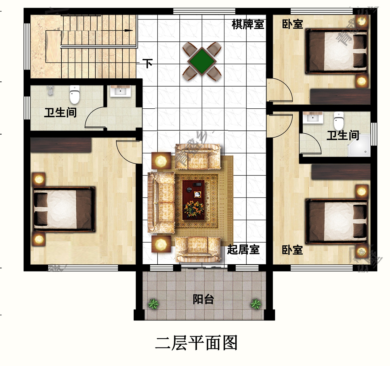 乡建设计魔方图纸效果图