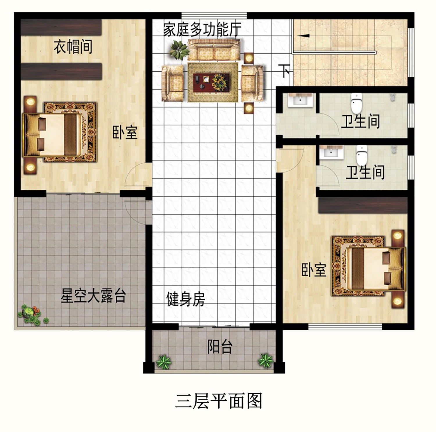 乡建设计魔方图纸效果图