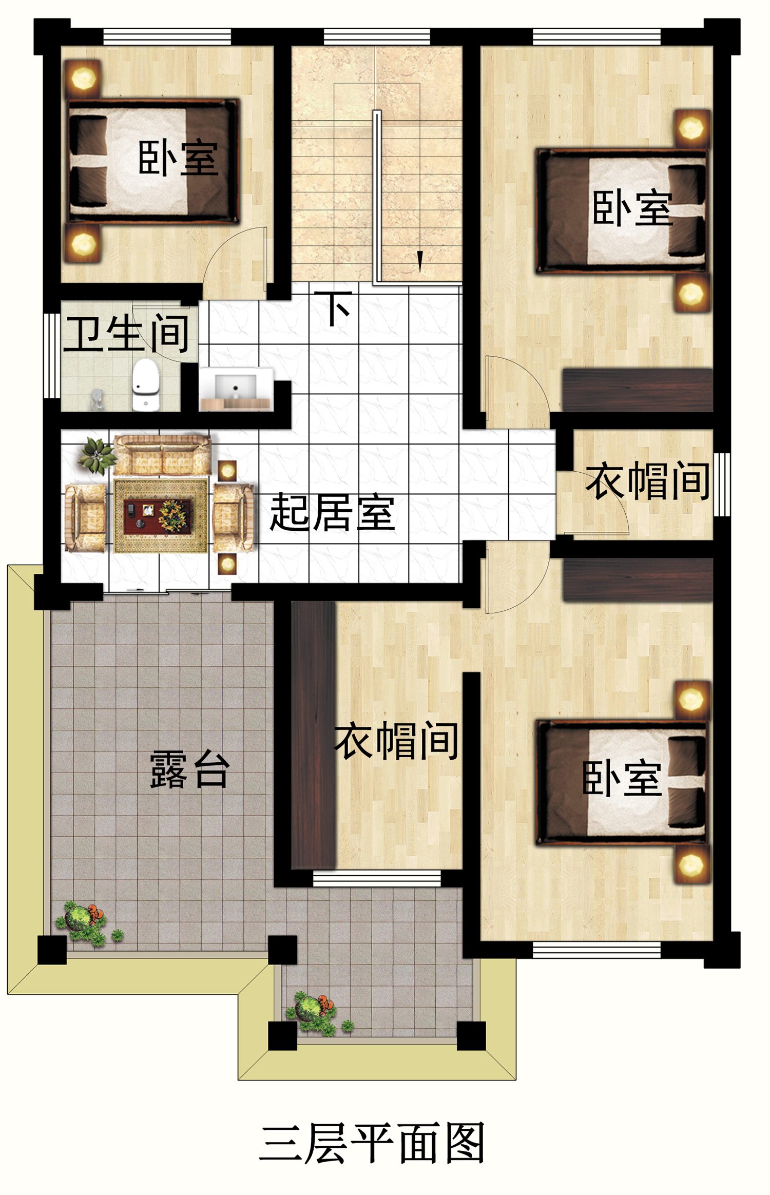 乡建设计魔方图纸效果图