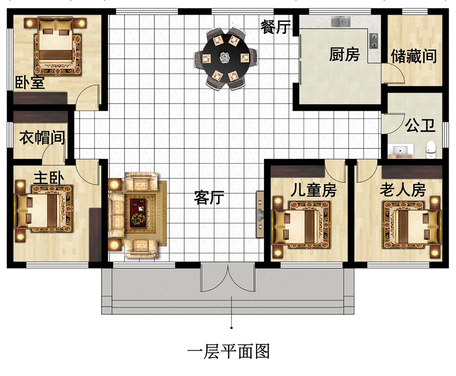乡建设计魔方图纸效果图