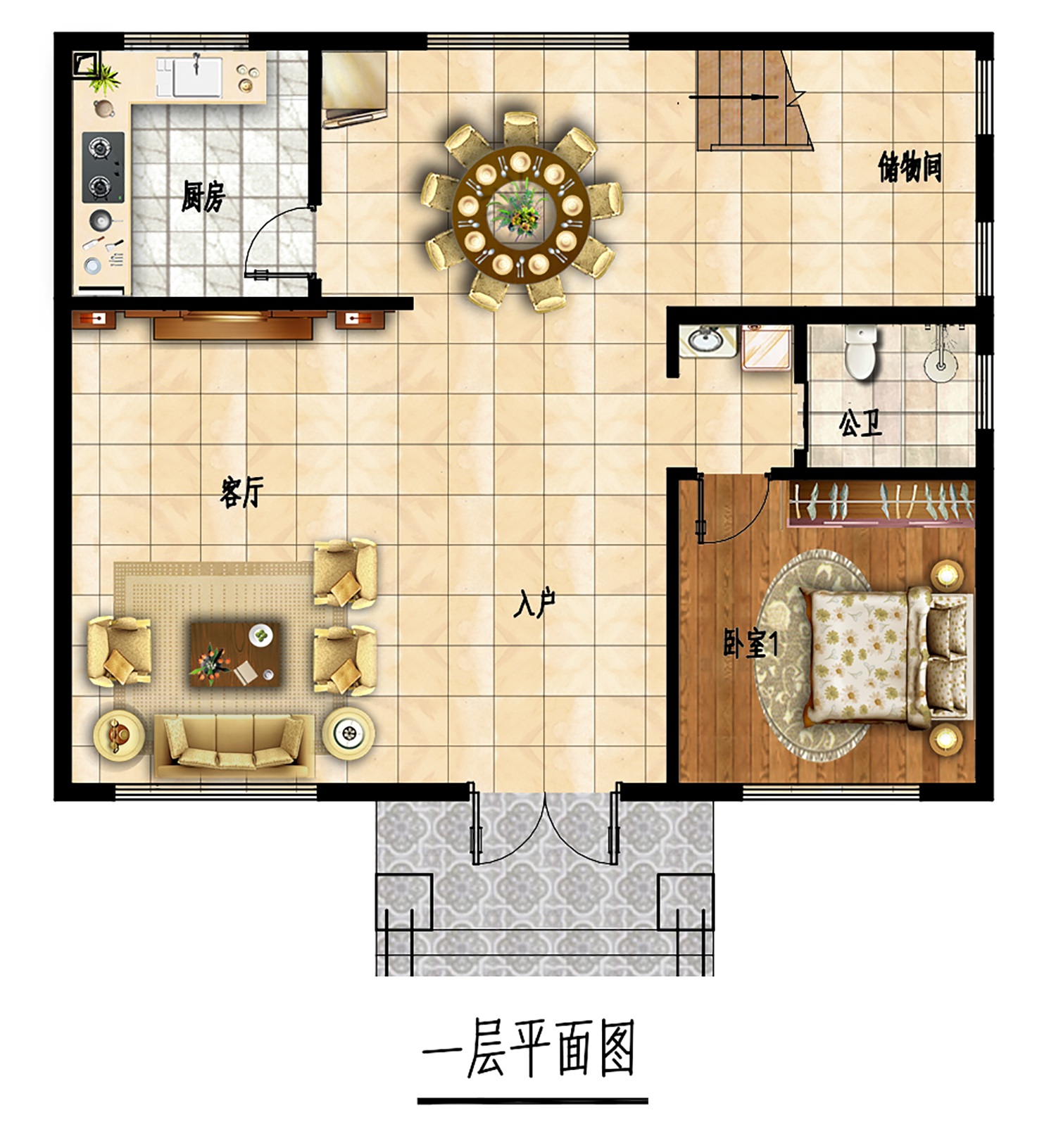 乡建设计魔方图纸效果图
