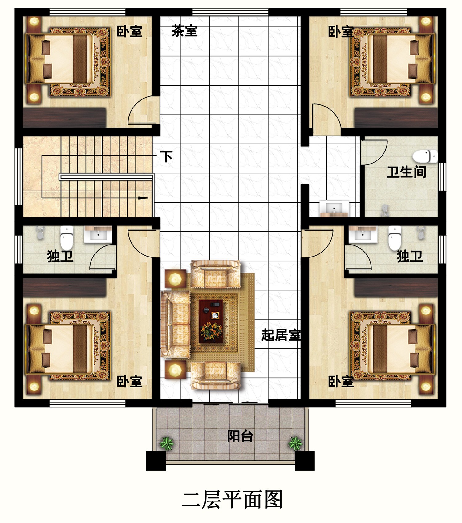 乡建设计魔方图纸效果图