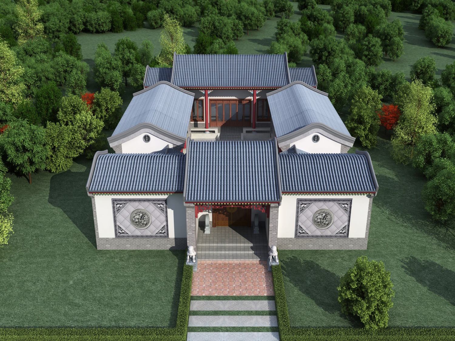 乡建设计魔方图纸效果图