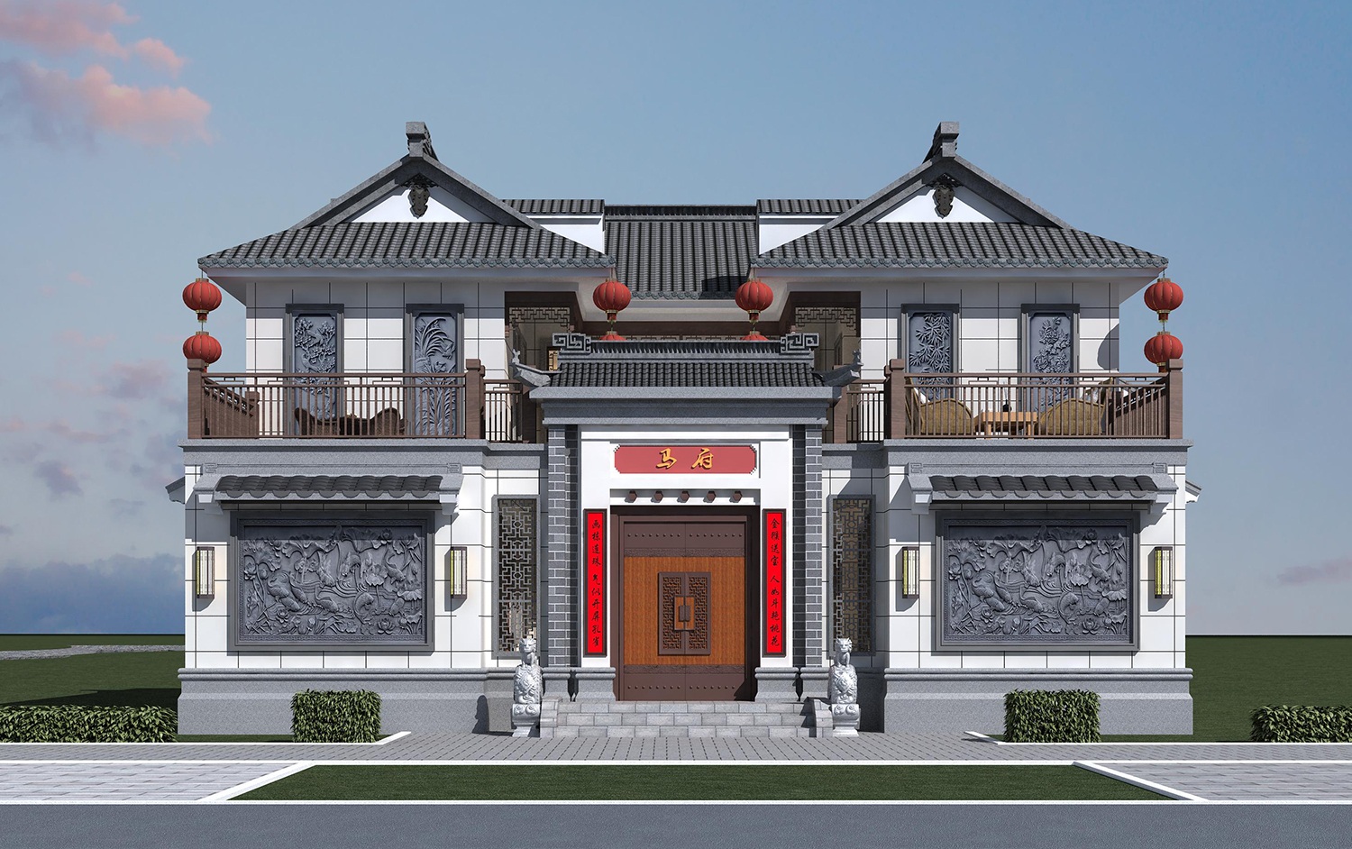 乡建设计魔方图纸效果图