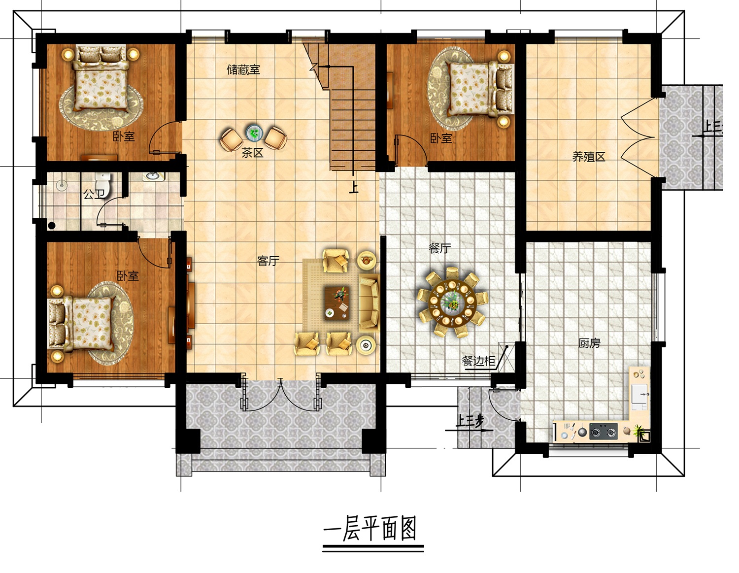 乡建设计魔方图纸效果图