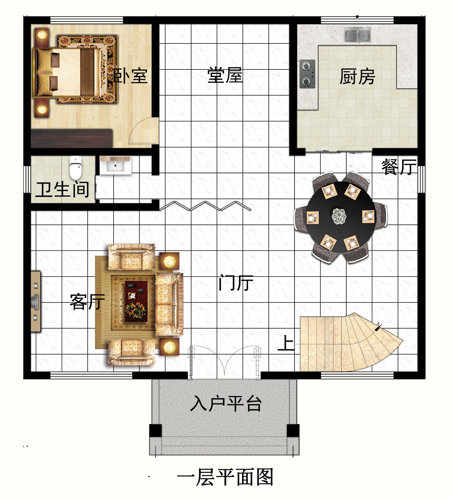 乡建设计魔方图纸效果图