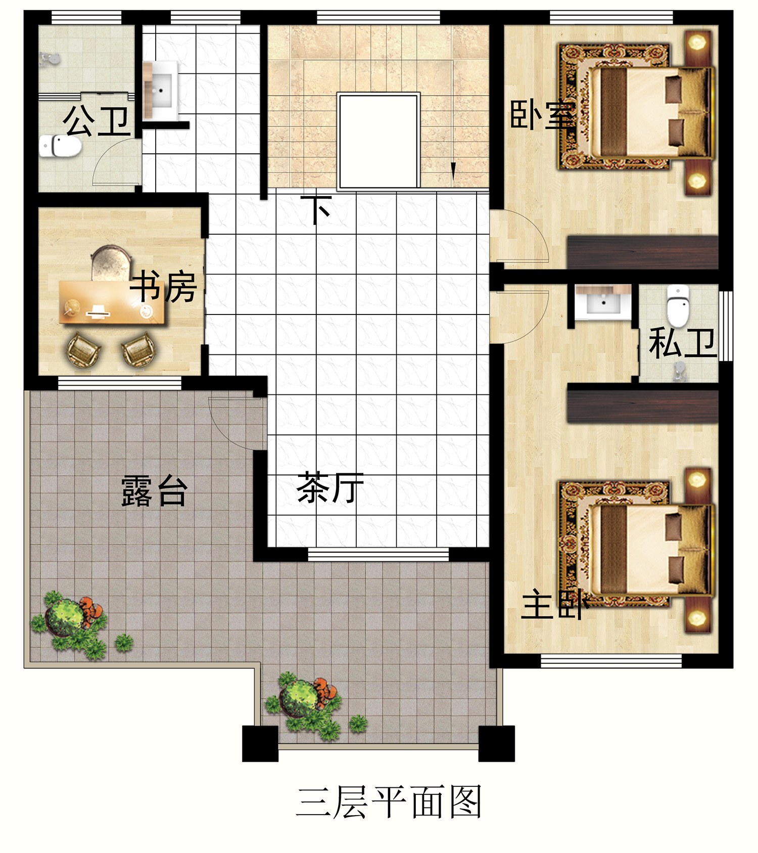 乡建设计魔方图纸效果图