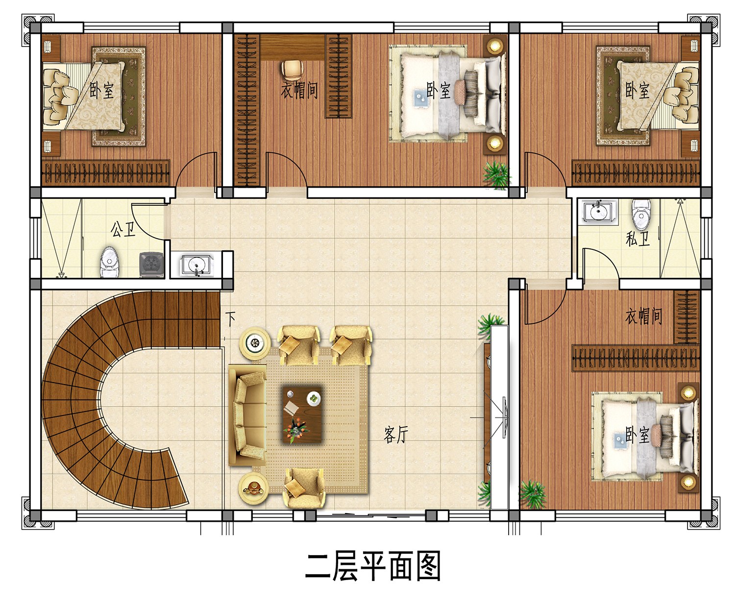 乡建设计魔方图纸效果图