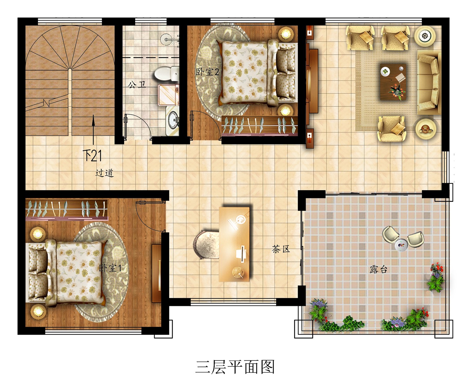 乡建设计魔方图纸效果图