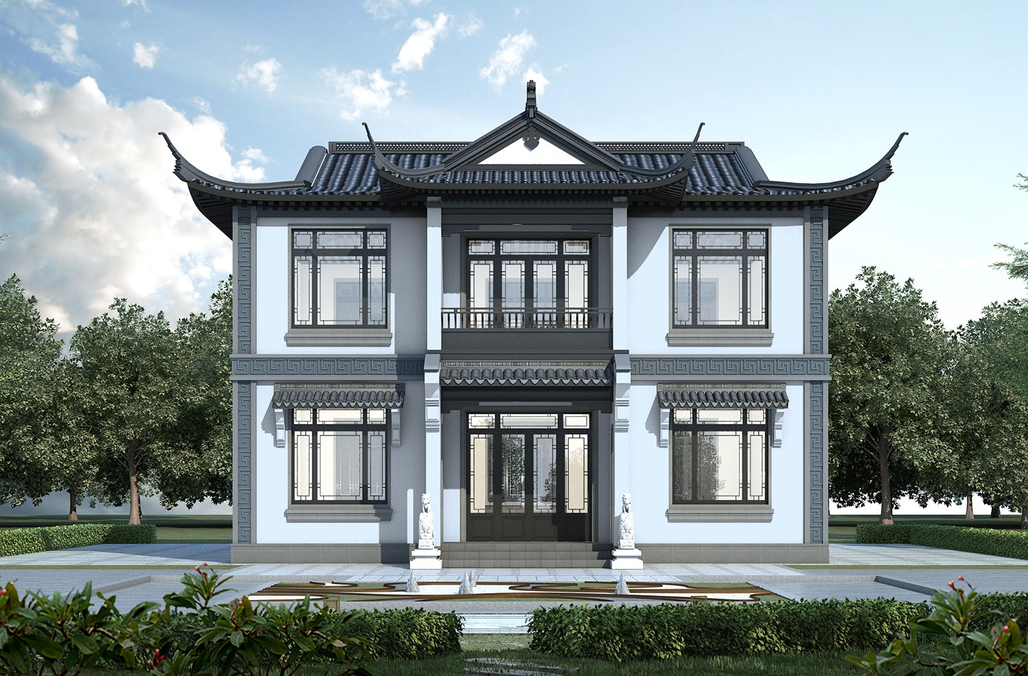 乡建设计魔方图纸效果图