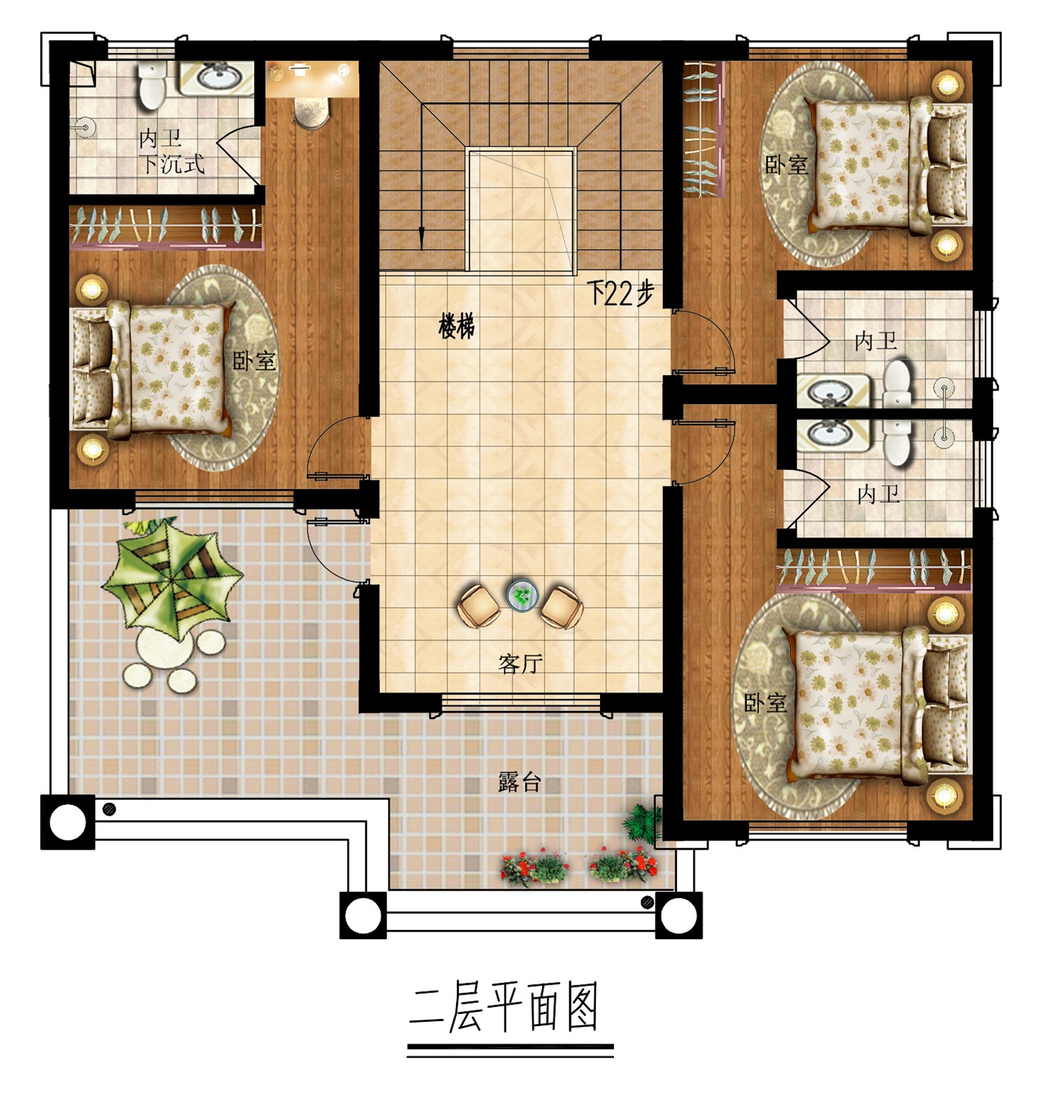 乡建设计魔方图纸效果图