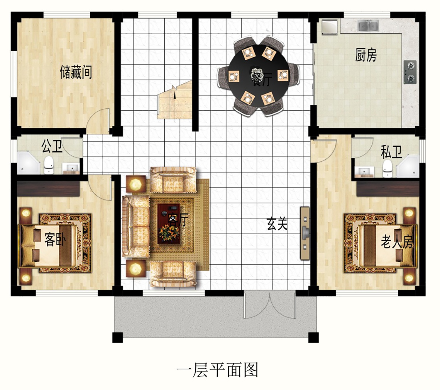 乡建设计魔方图纸效果图