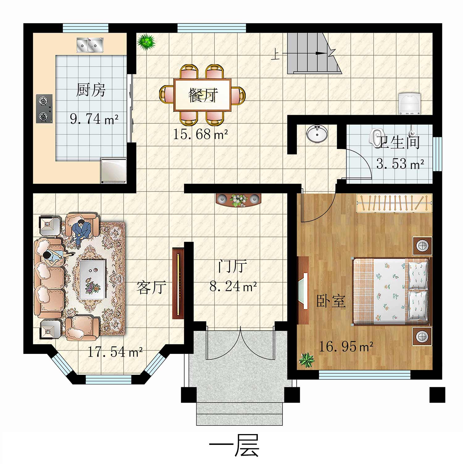 乡建设计魔方图纸效果图