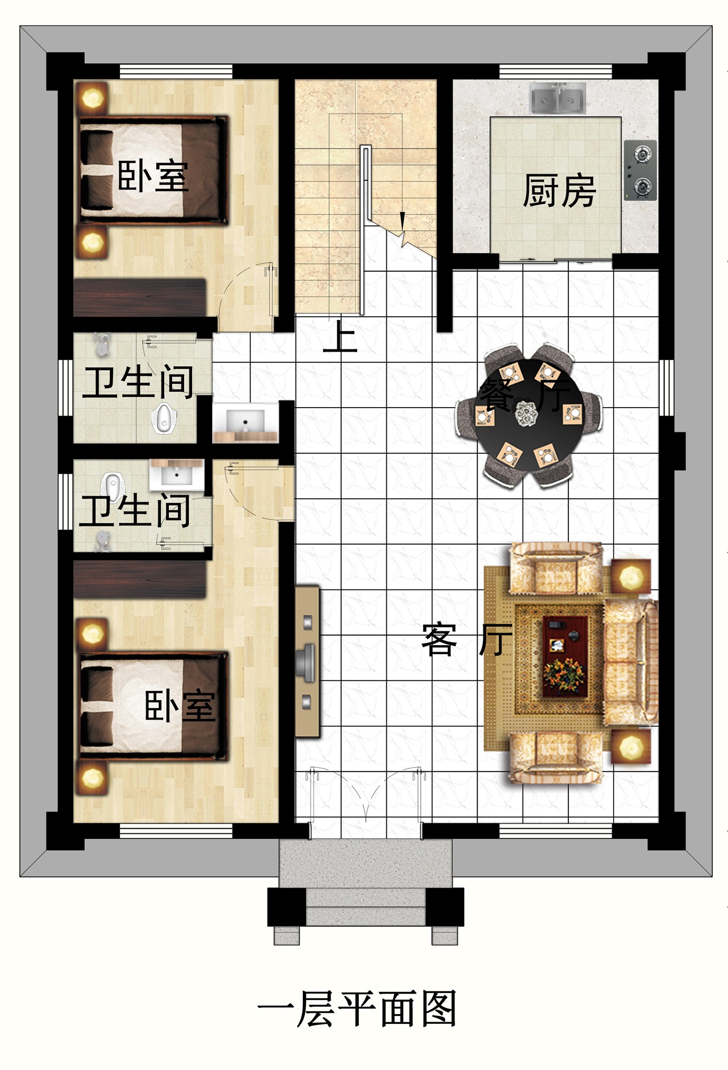 乡建设计魔方图纸效果图