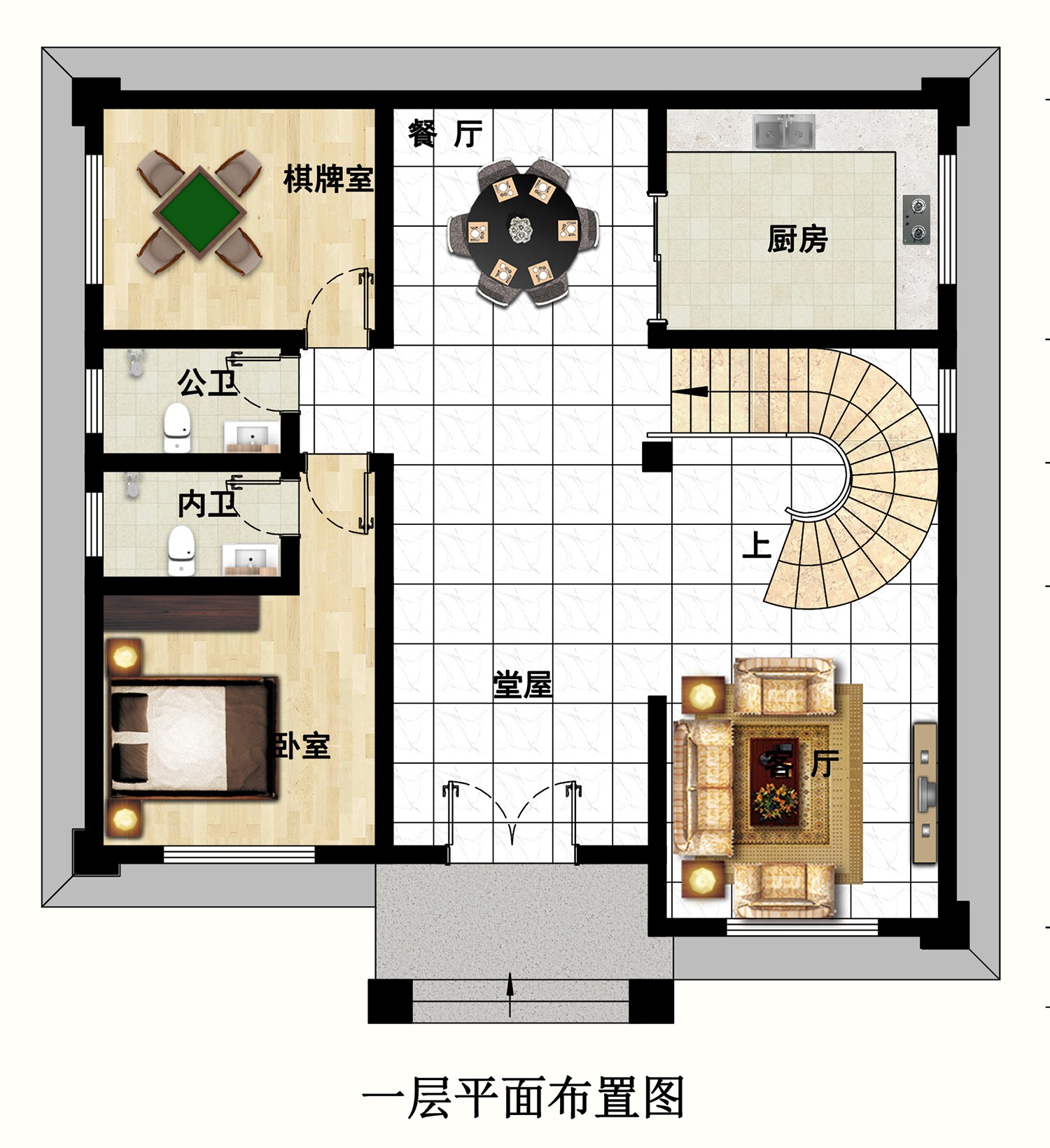 乡建设计魔方图纸效果图