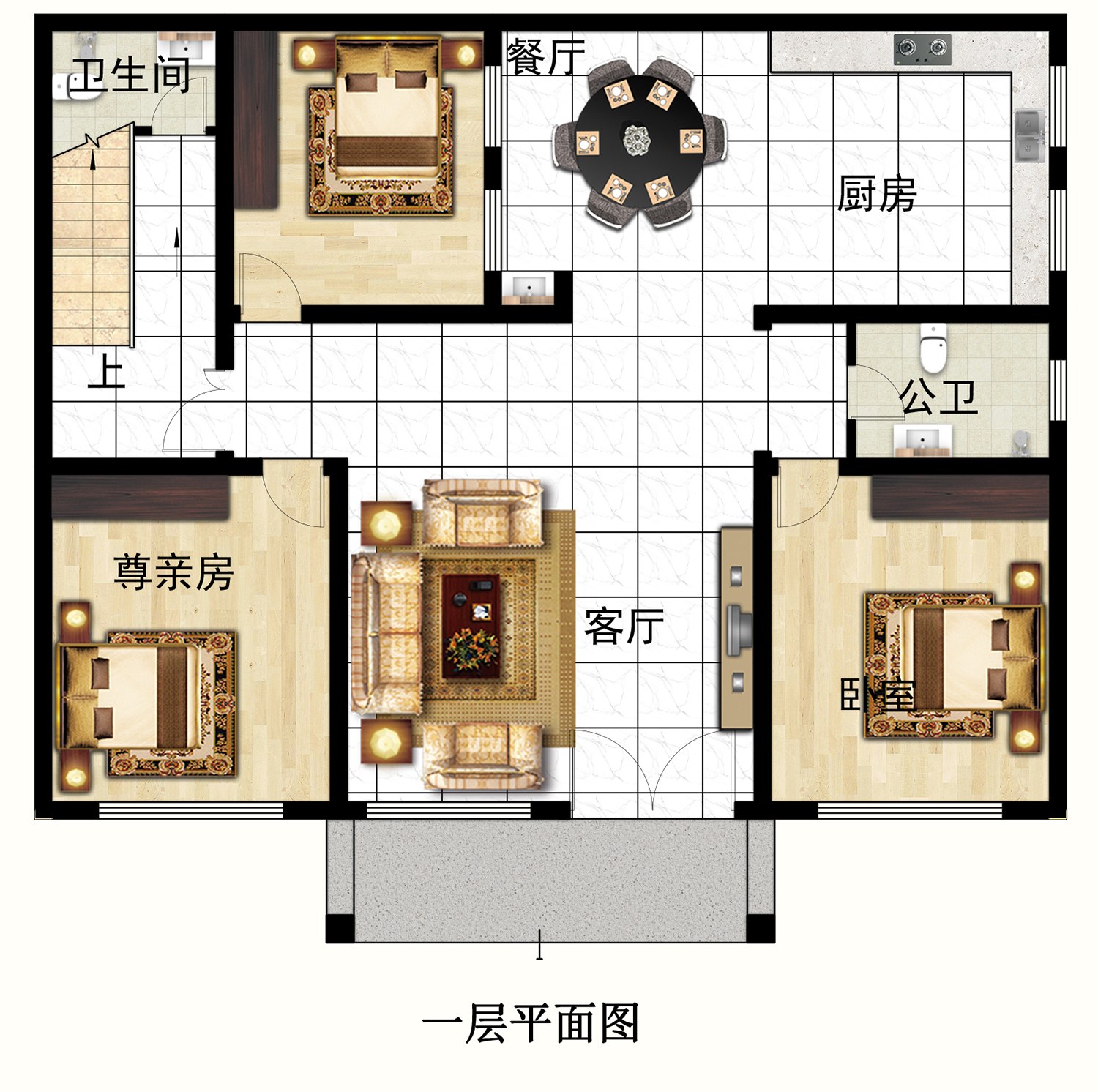 乡建设计魔方图纸效果图