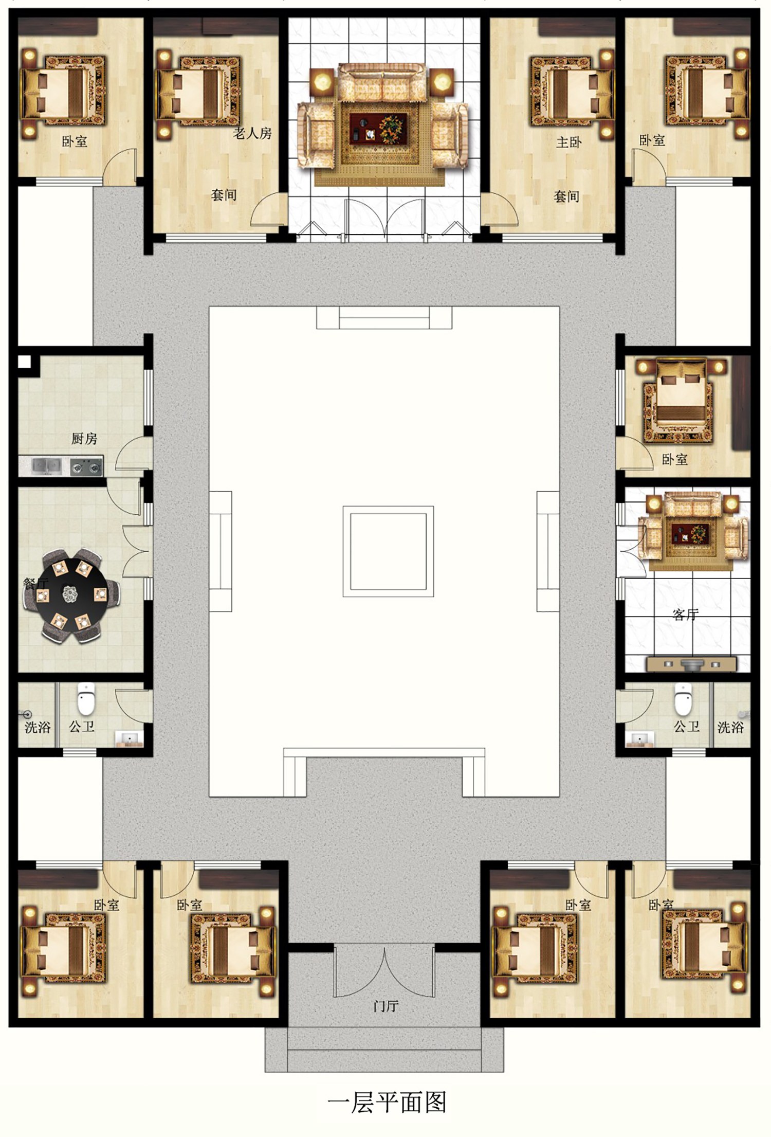 乡建设计魔方图纸效果图