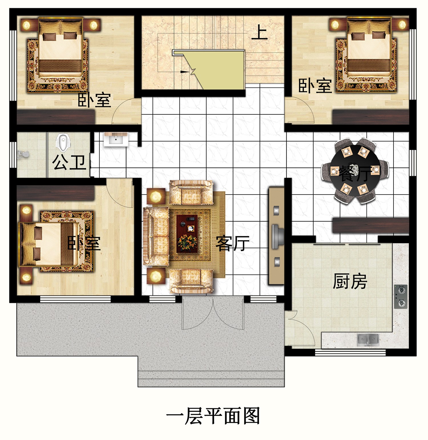 乡建设计魔方图纸效果图