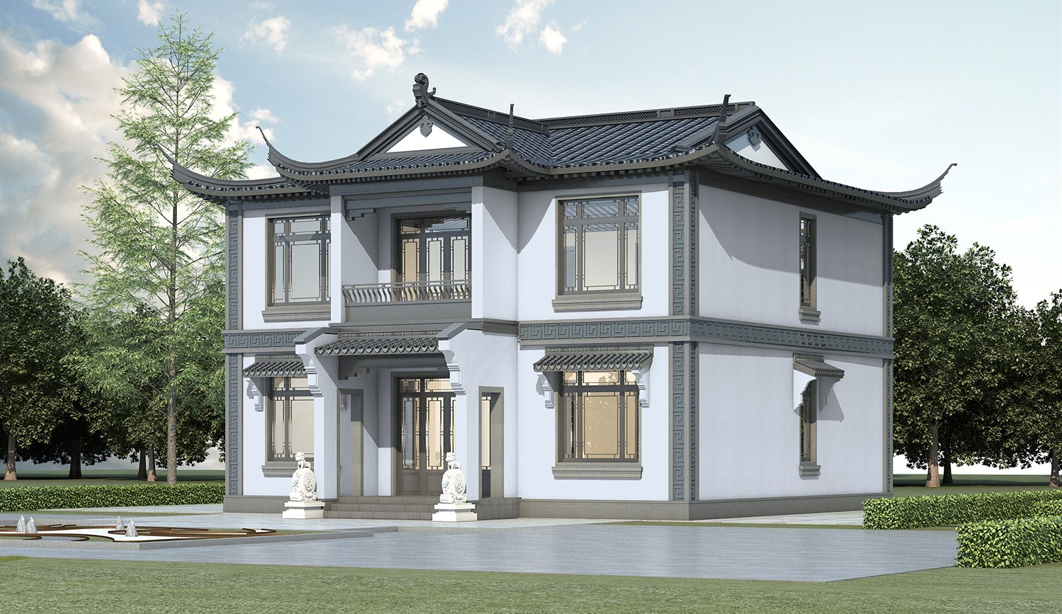 乡建设计魔方图纸效果图