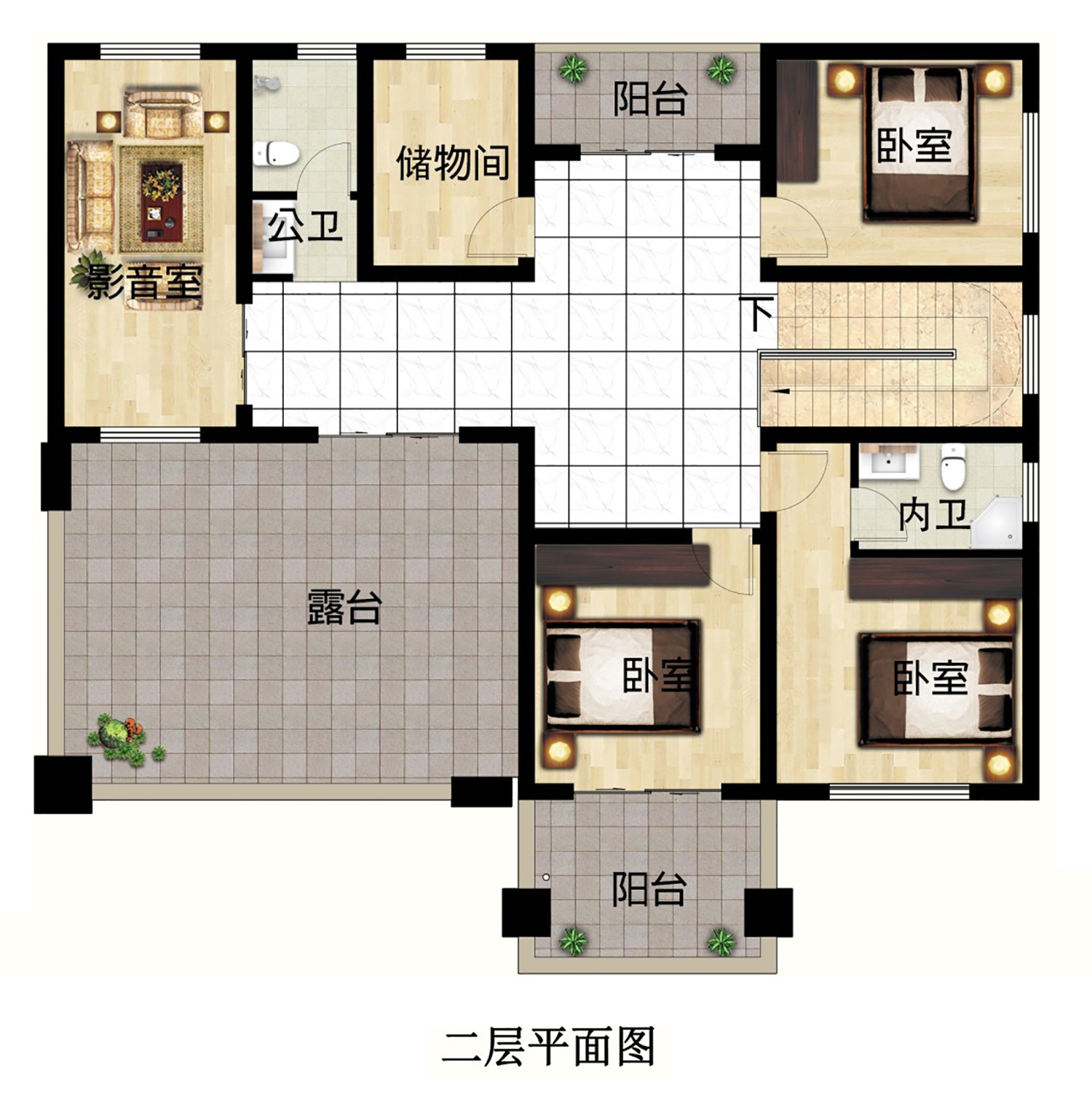 乡建设计魔方图纸效果图