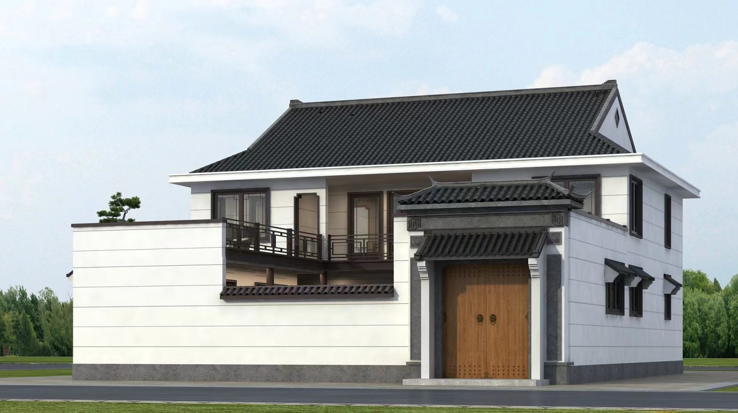 乡建设计魔方图纸效果图