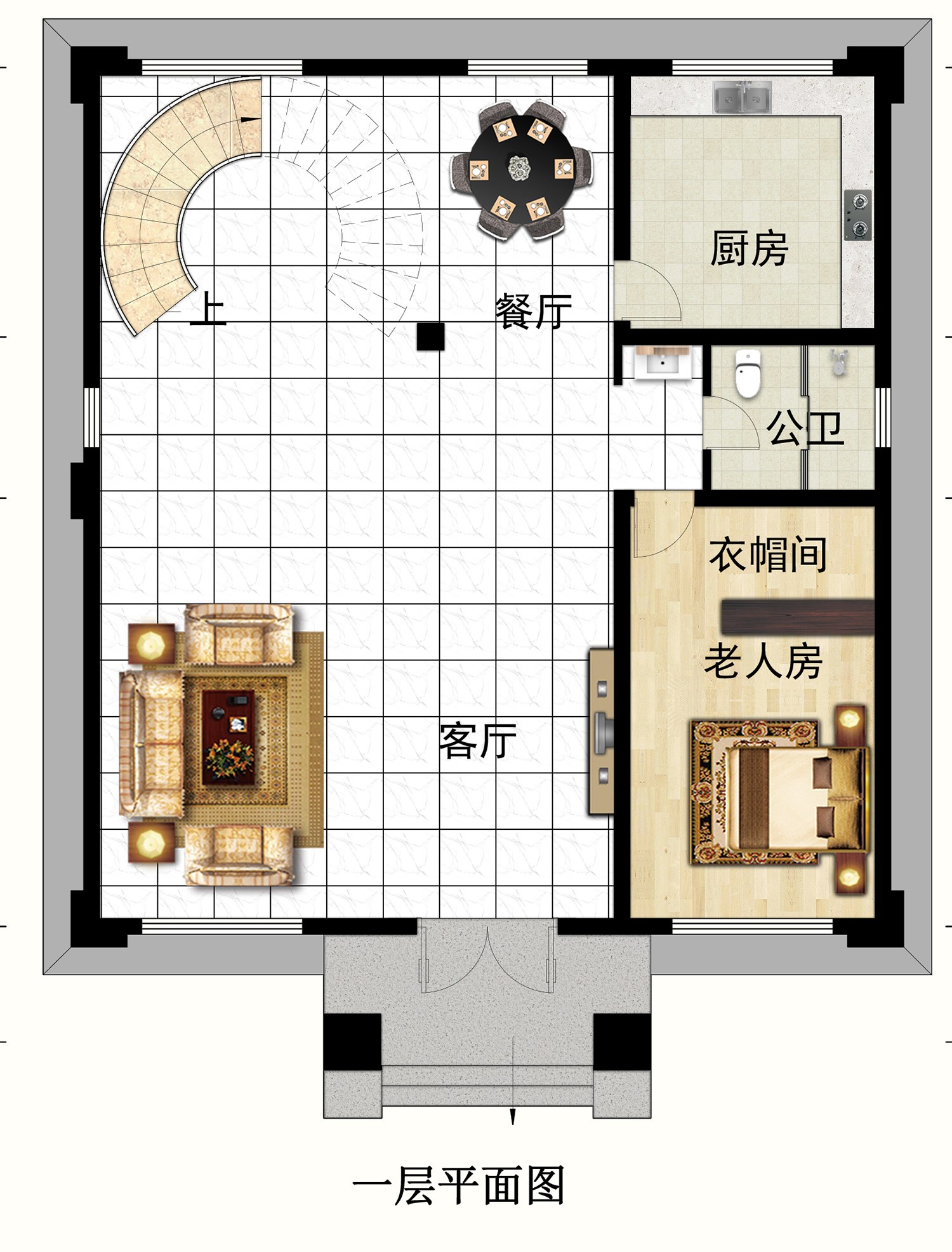 乡建设计魔方图纸效果图