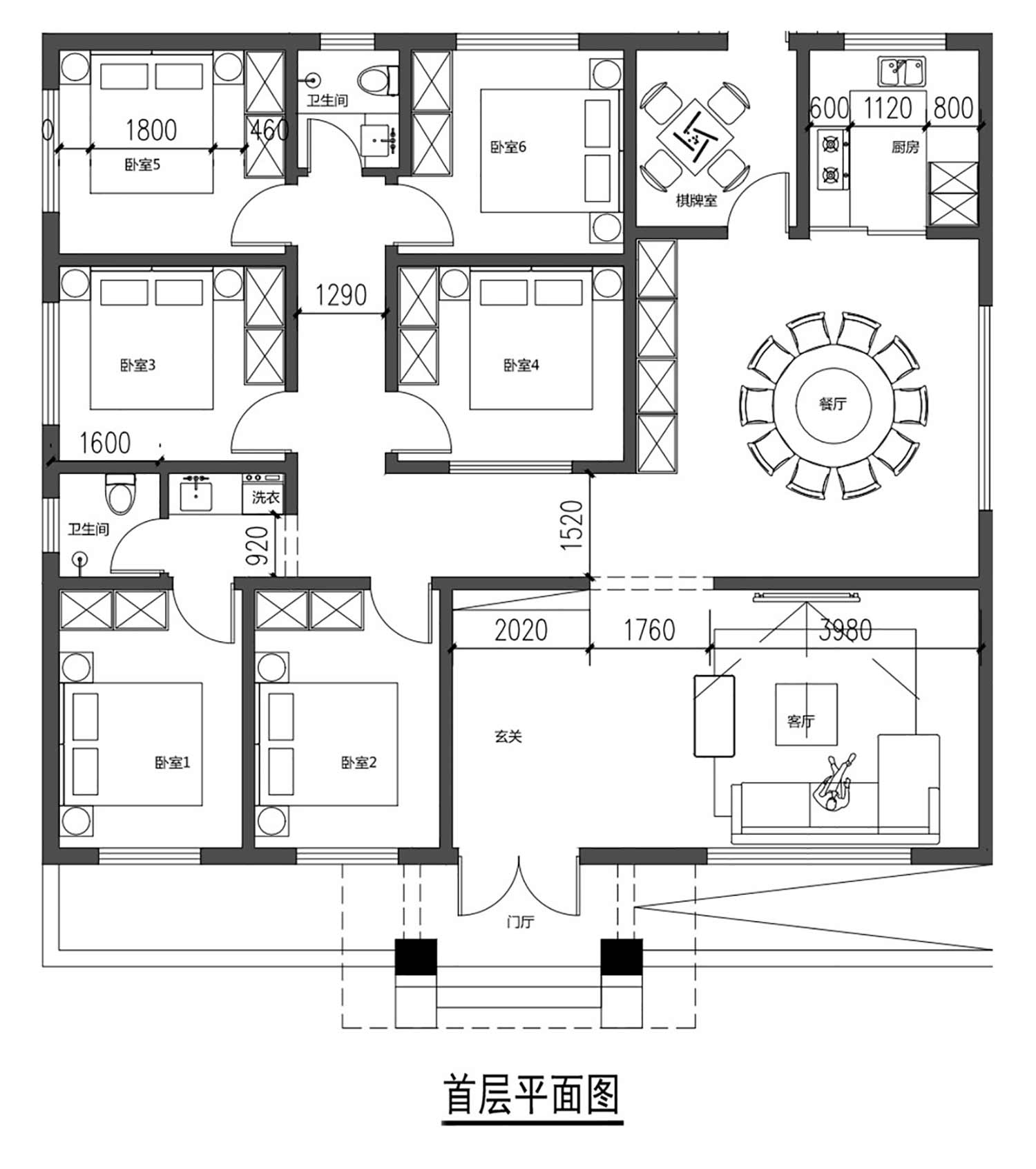 乡建设计魔方图纸效果图