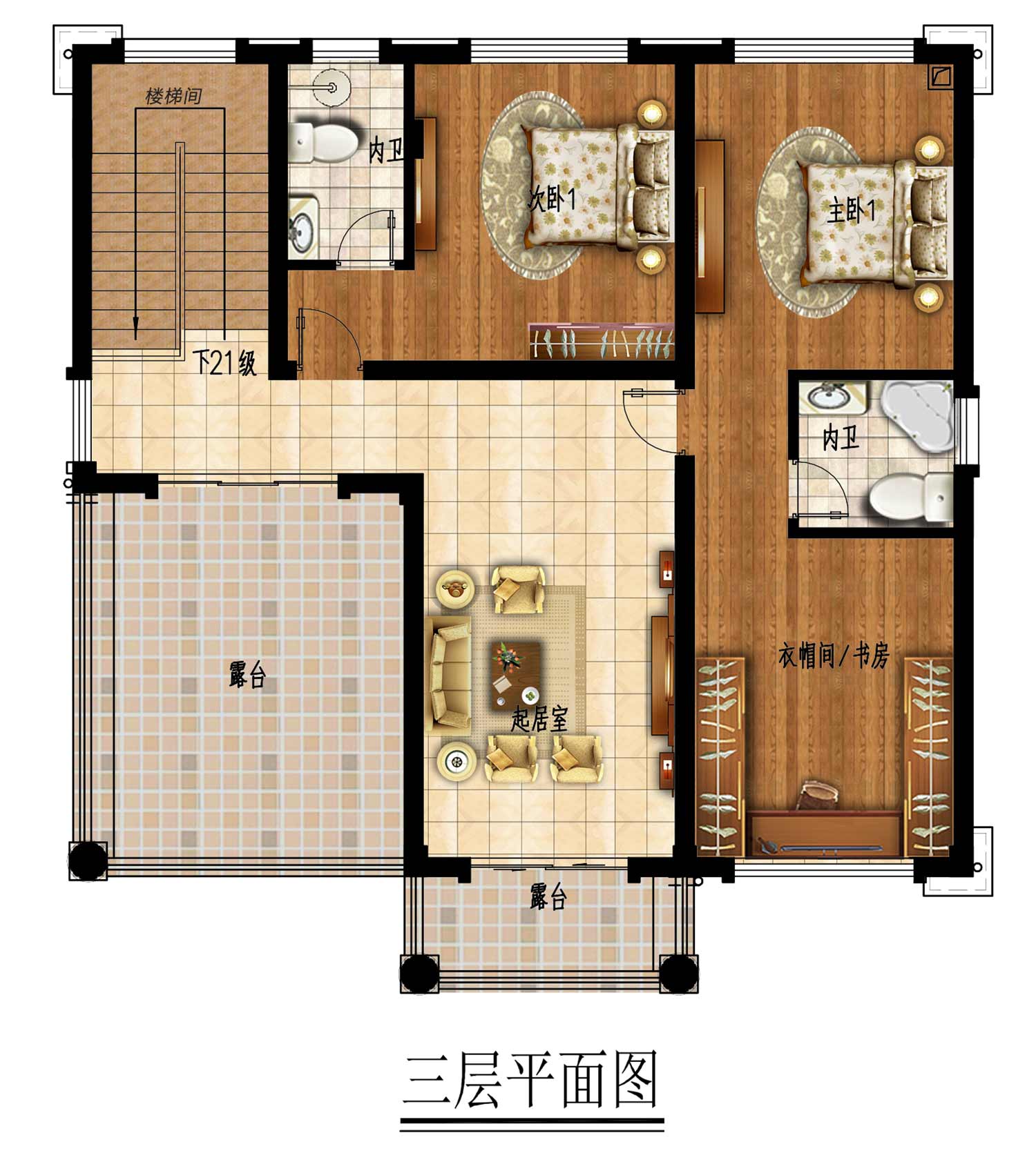 乡建设计魔方图纸效果图