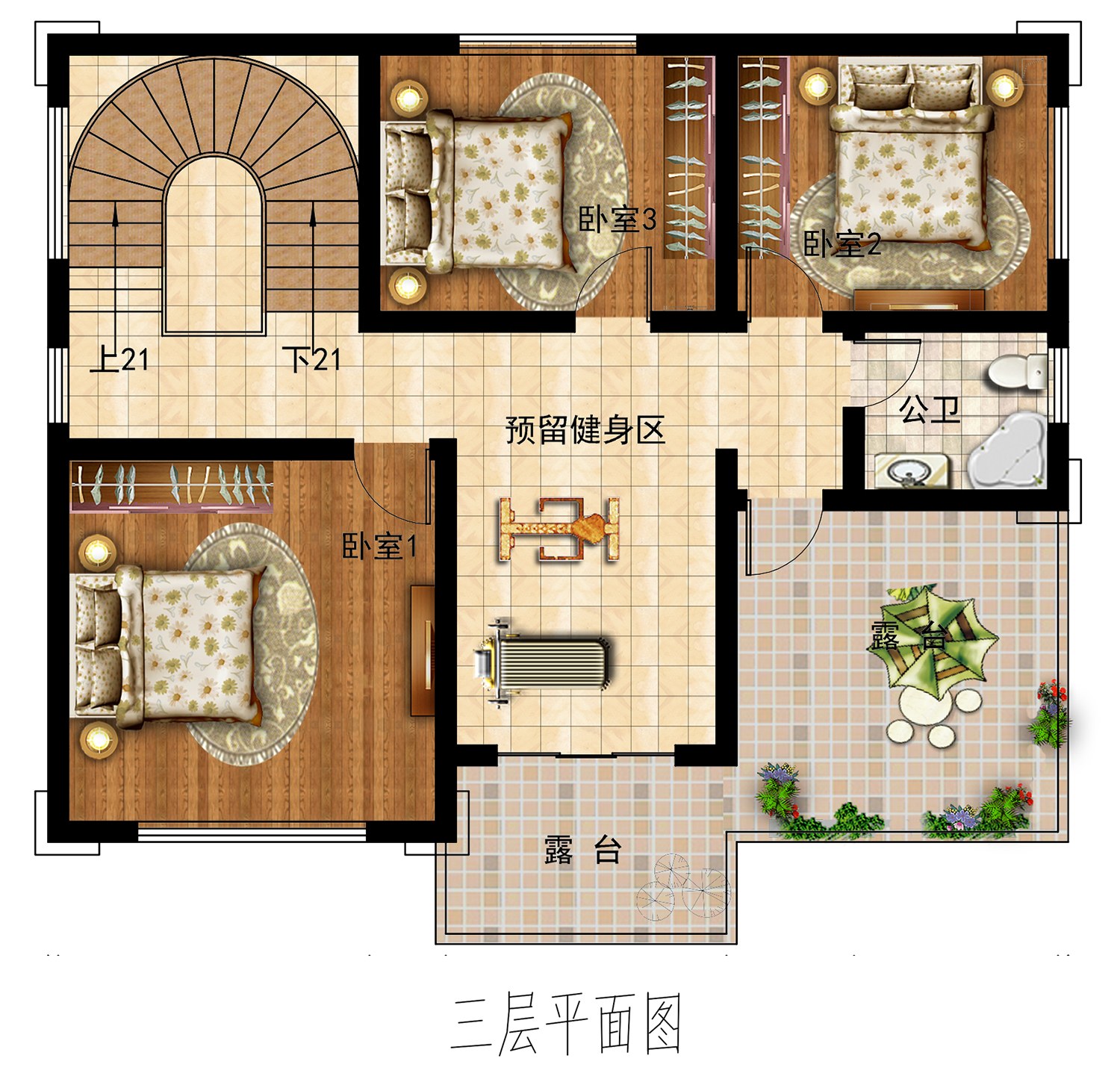 乡建设计魔方图纸效果图