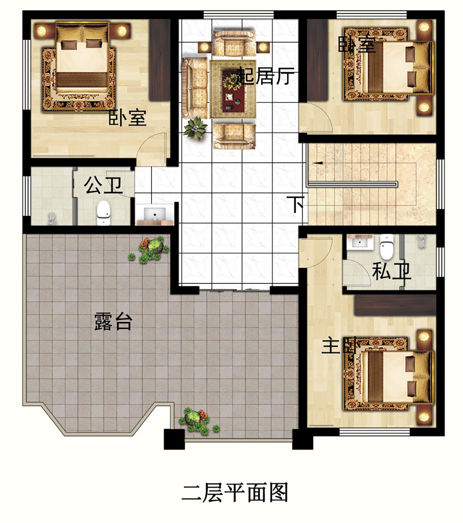乡建设计魔方图纸效果图