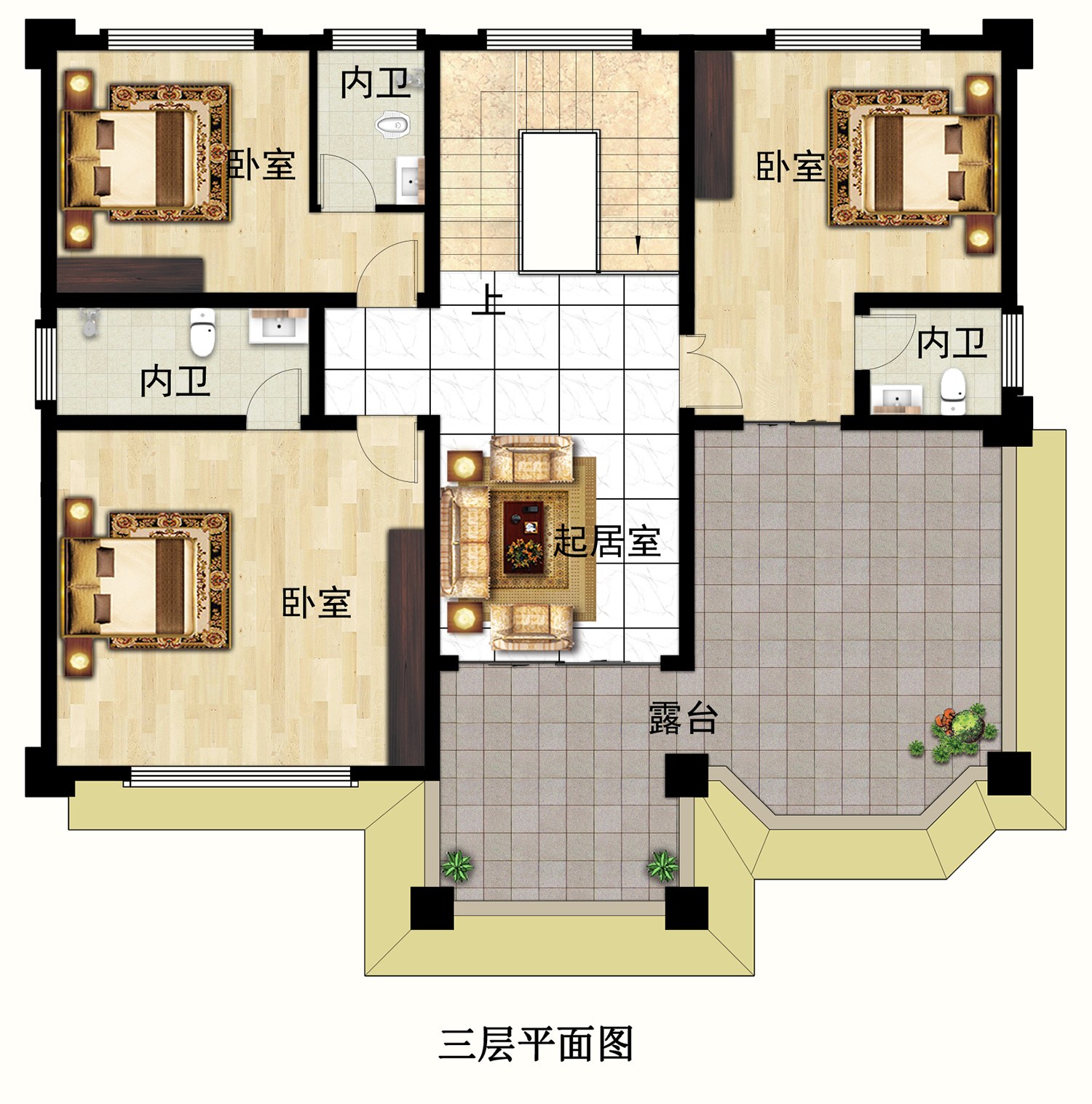 乡建设计魔方图纸效果图